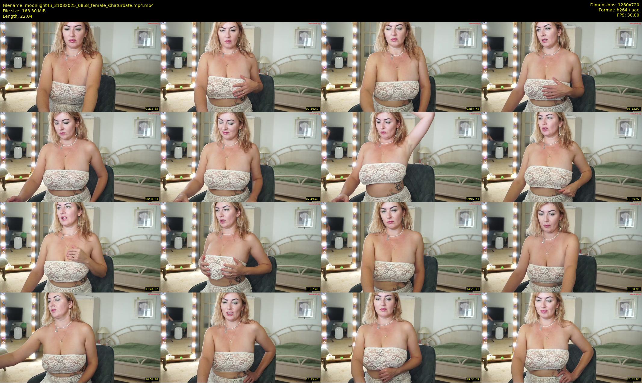 moonlight4u — 23 minute Chaturbate female cam show recording, 720p, Aug 31, 2025