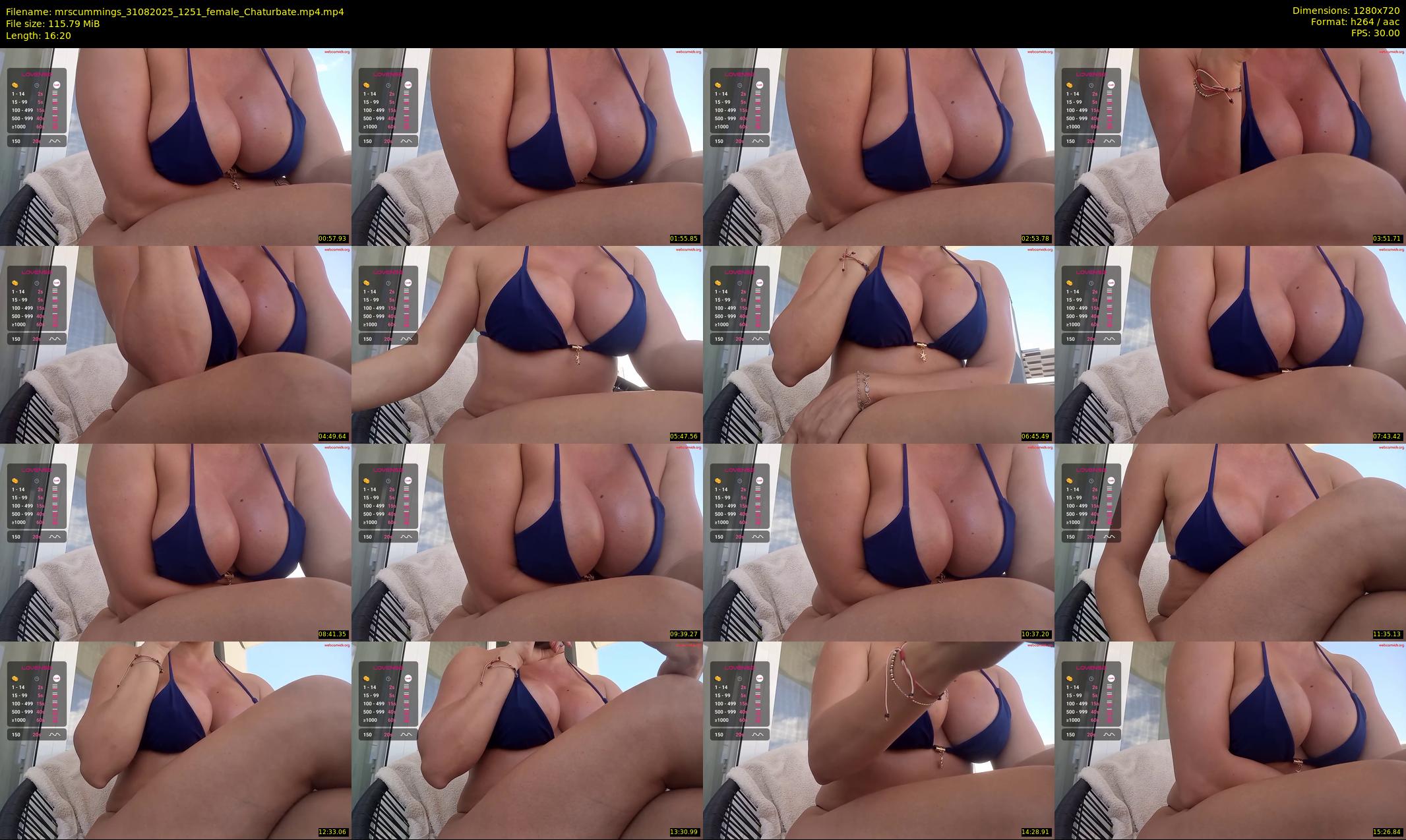 mrscummings — 17 minute Chaturbate female cam show recording, 720p, Aug 31, 2025