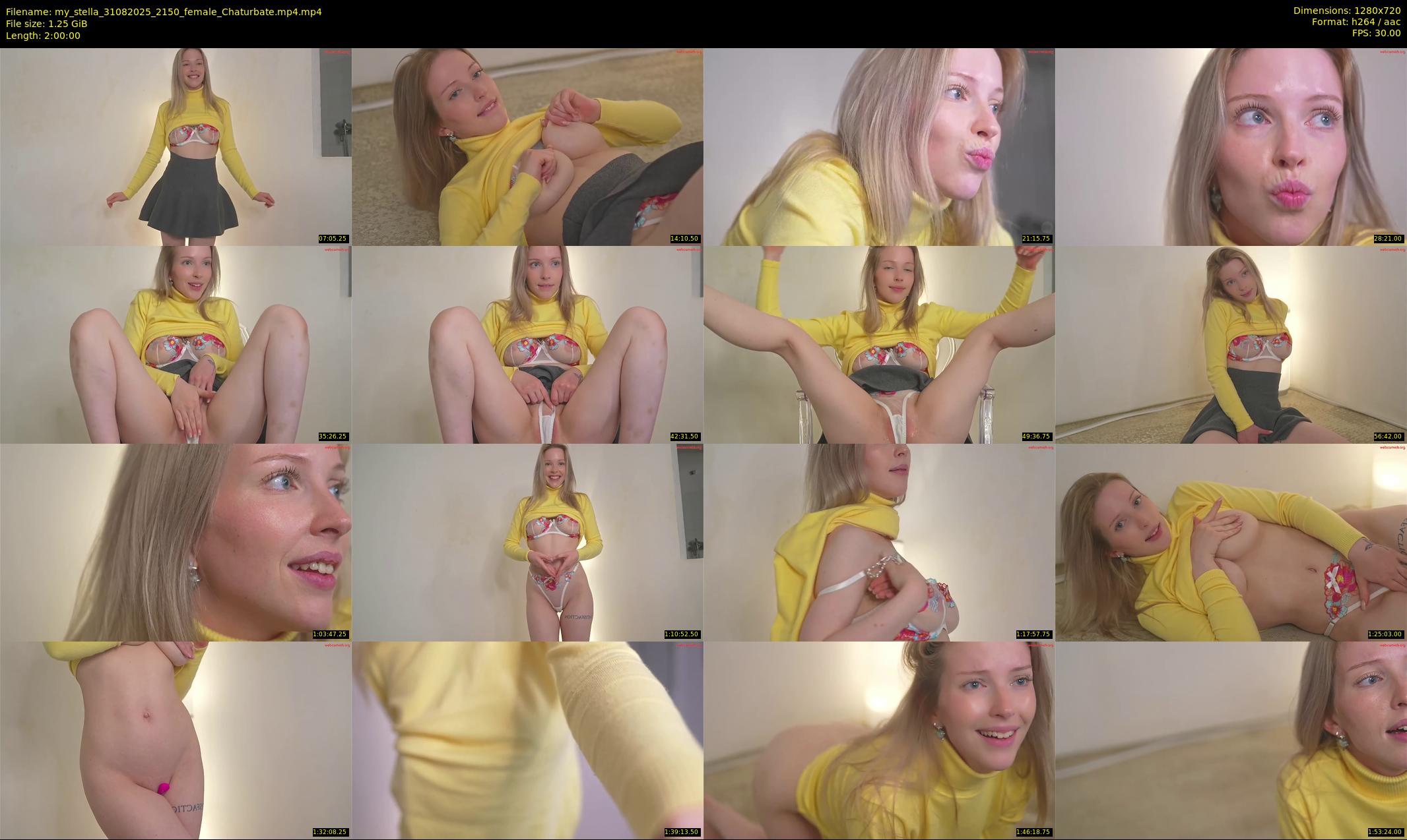 my_stella — 120 minute Chaturbate female cam show recording, 720p, Aug 31, 2025