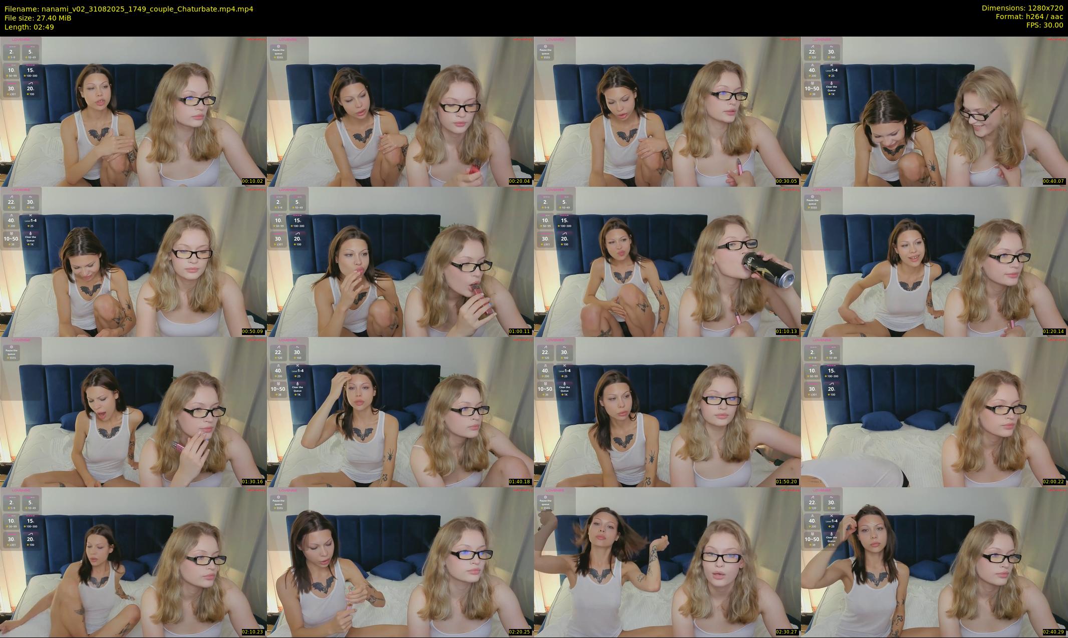 nanami_v02 — 3 minute Chaturbate couple cam show recording, 720p, Aug 31, 2025