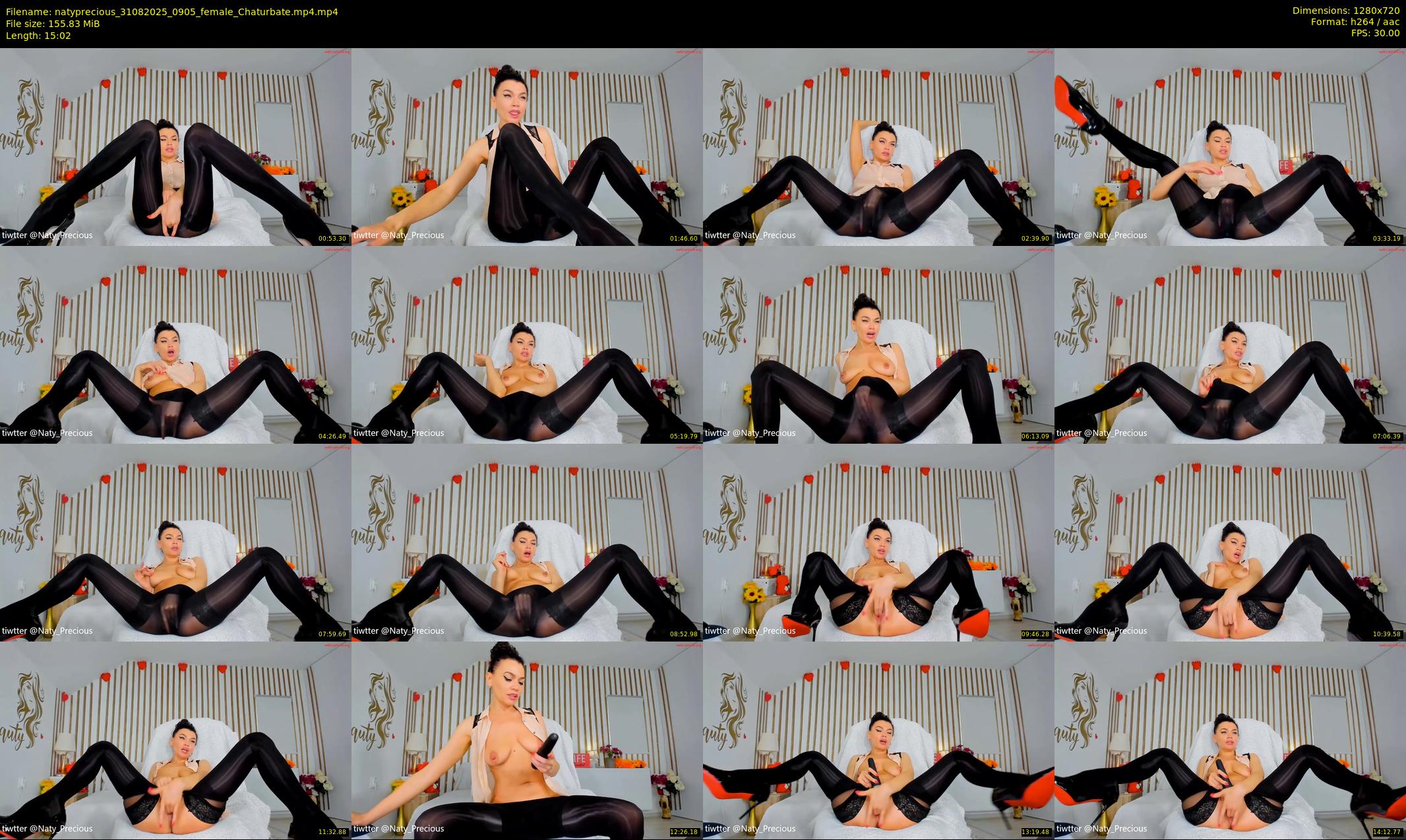 natyprecious — 16 minute Chaturbate female cam show recording, 720p, Aug 31, 2025
