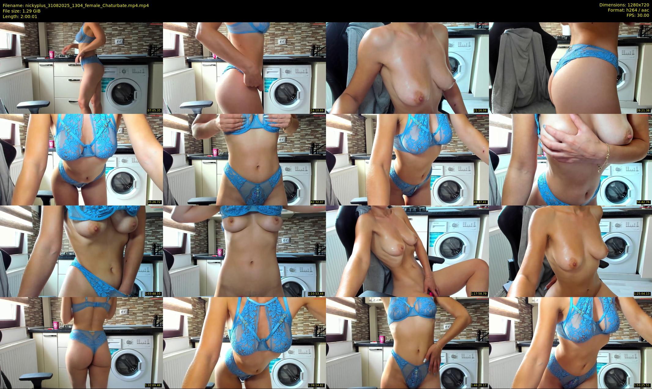 nickyplus — 121 minute Chaturbate couple cam show recording, 720p, Aug 31, 2025