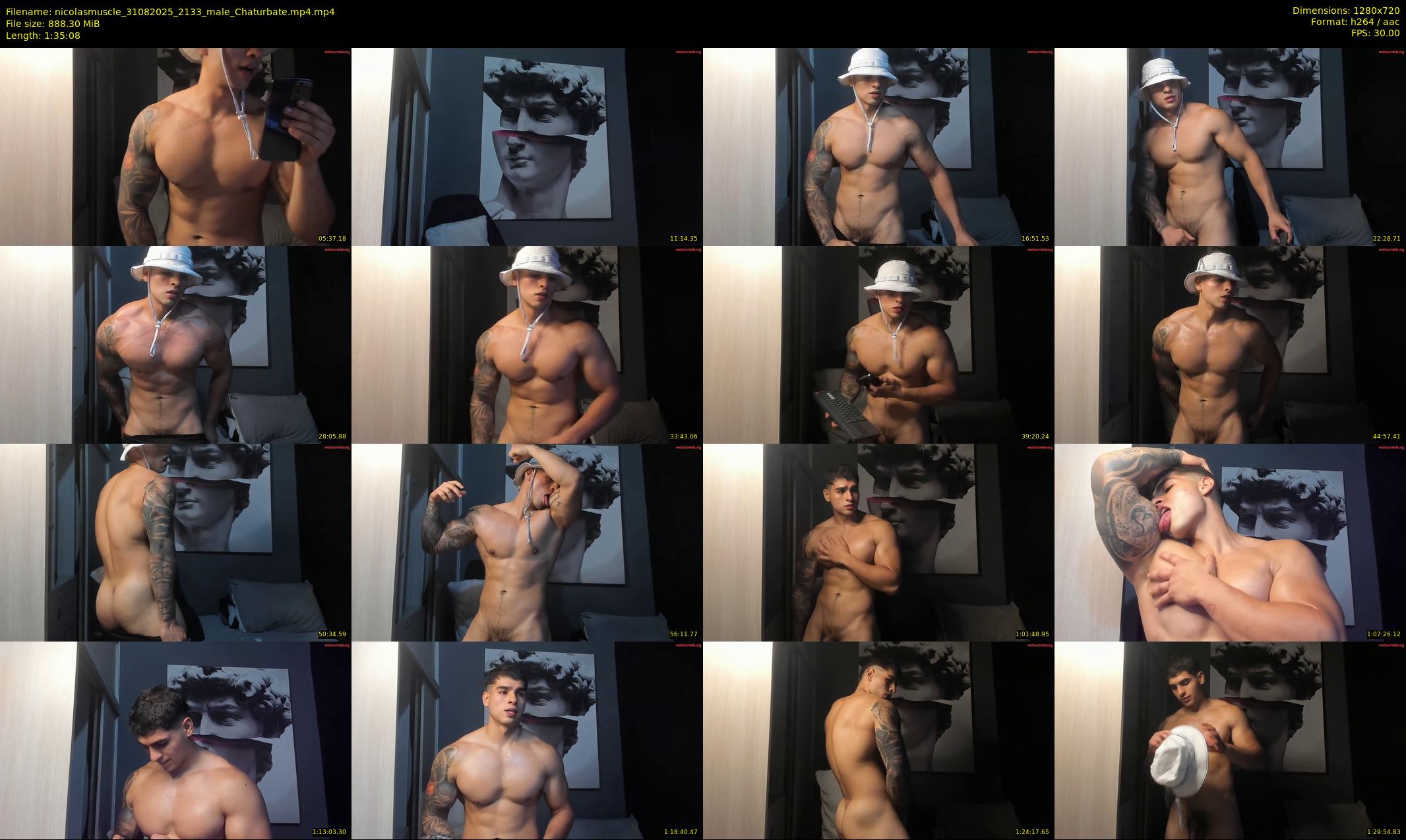nicolasmuscle — 96 minute Chaturbate male cam show recording, 720p, Aug 31, 2025