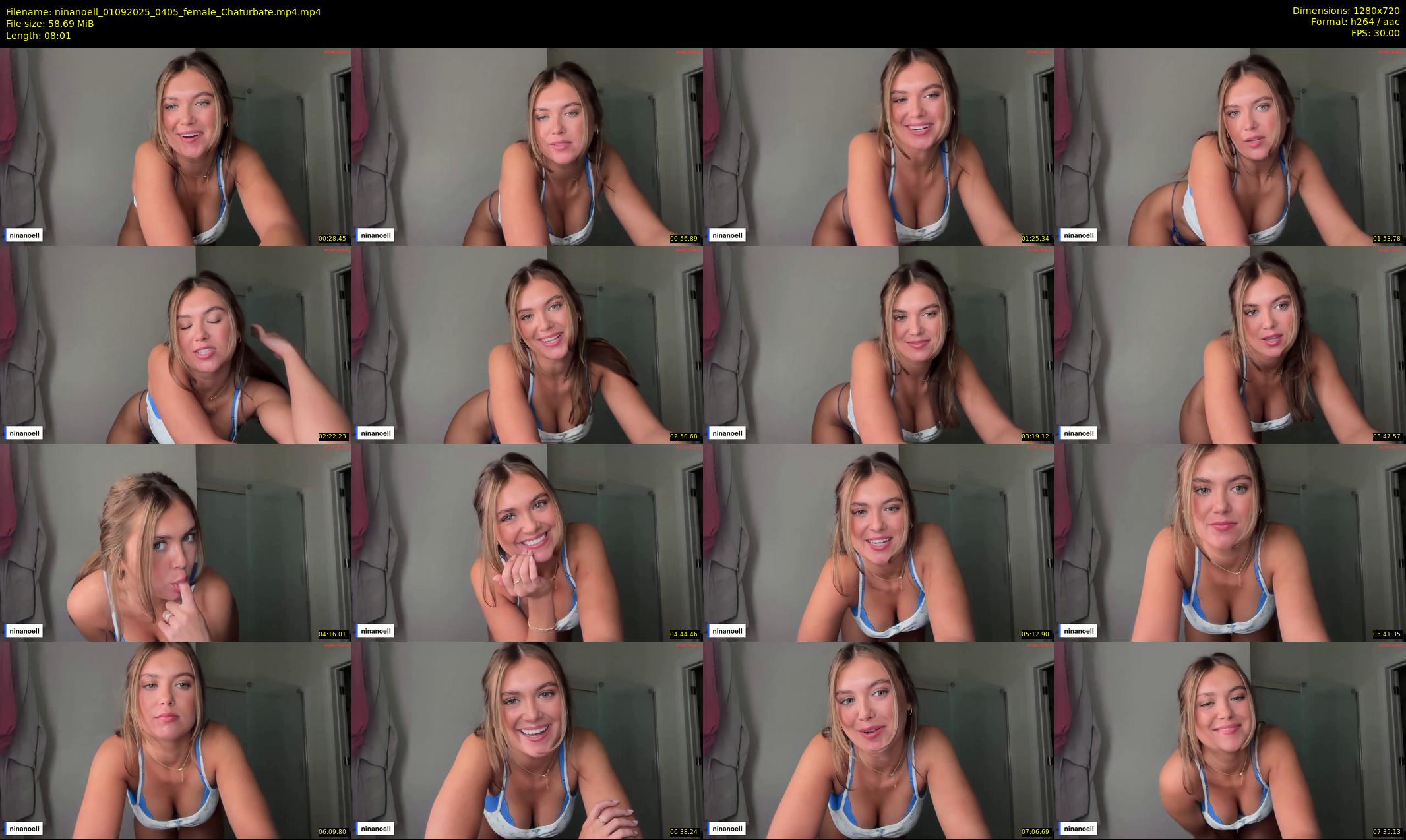 ninanoell — 9 minute Chaturbate female cam show recording, 720p, Sep 1, 2025