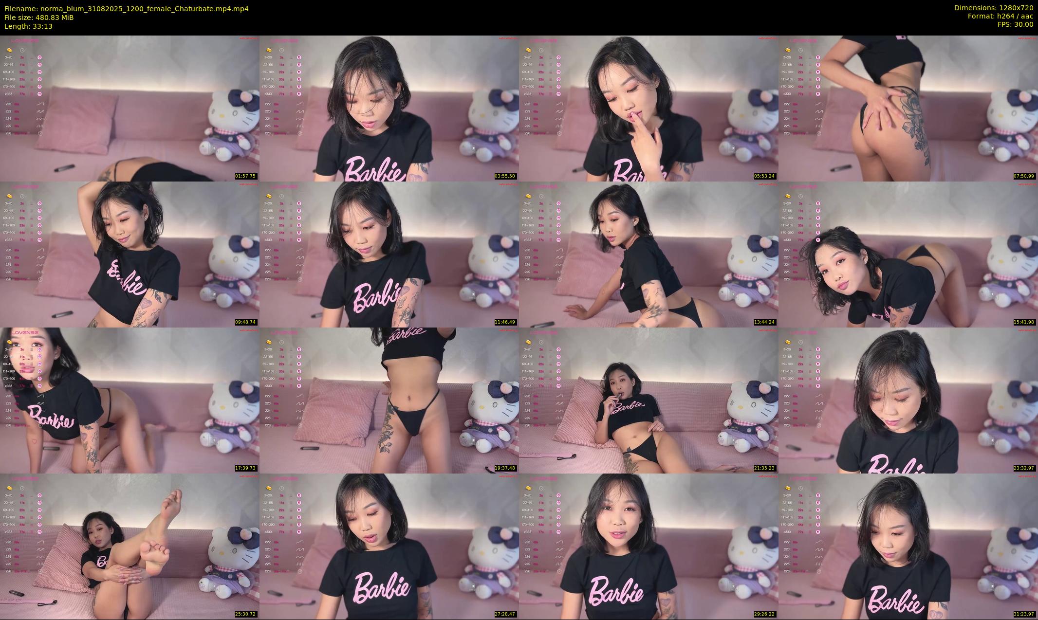 norma_blum — 34 minute Chaturbate female cam show recording, 720p, Aug 31, 2025