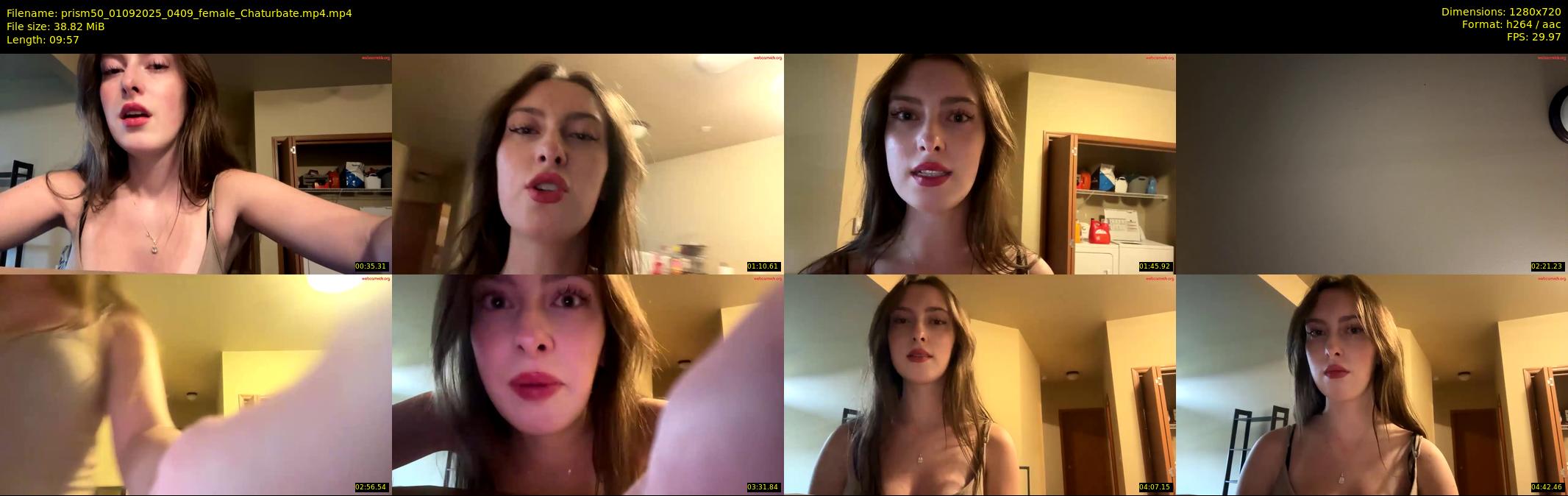 prism50 — 10 minute Chaturbate female cam show recording, 720p, Sep 1, 2025