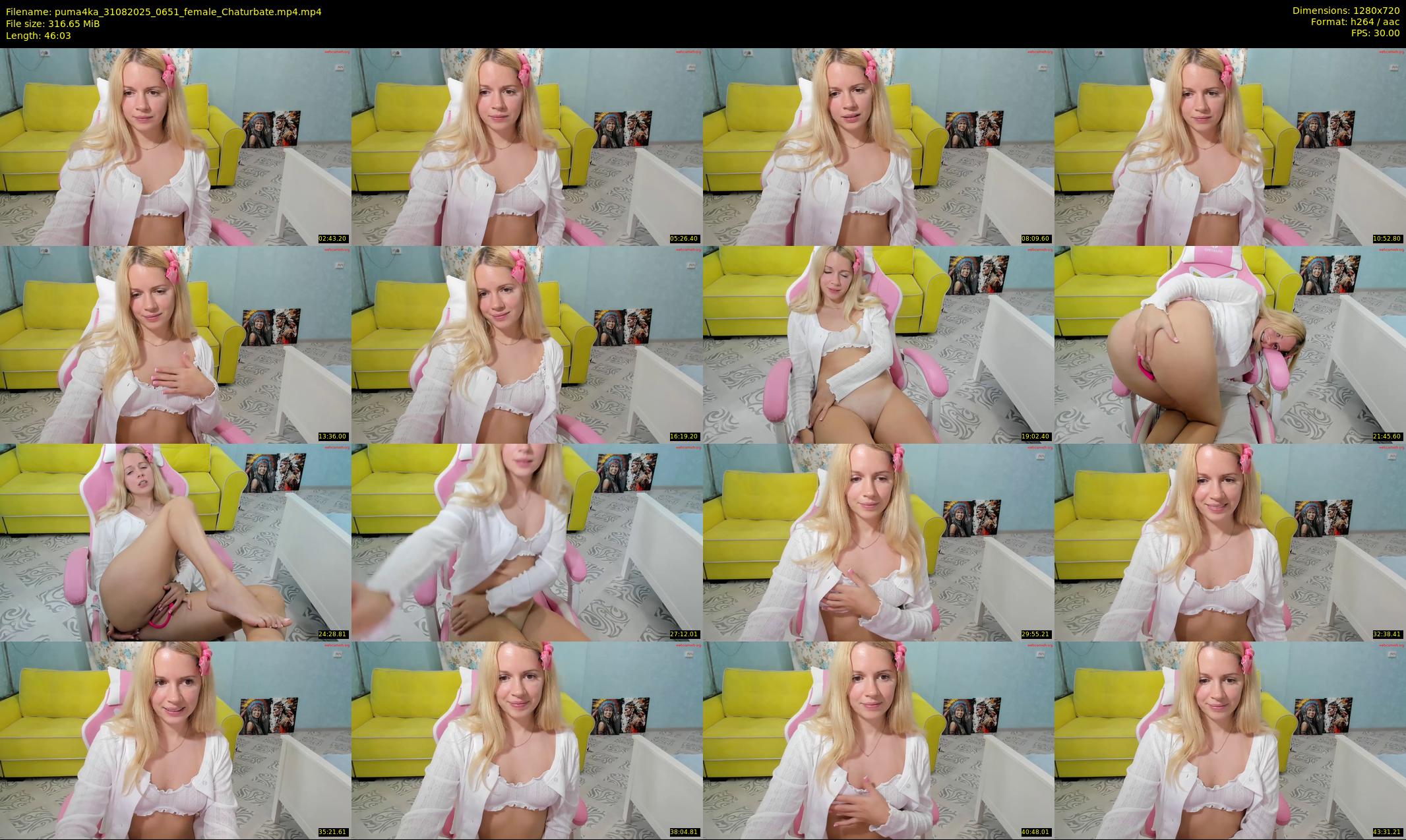 puma4ka — 47 minute Chaturbate female cam show recording, 720p, Aug 31, 2025