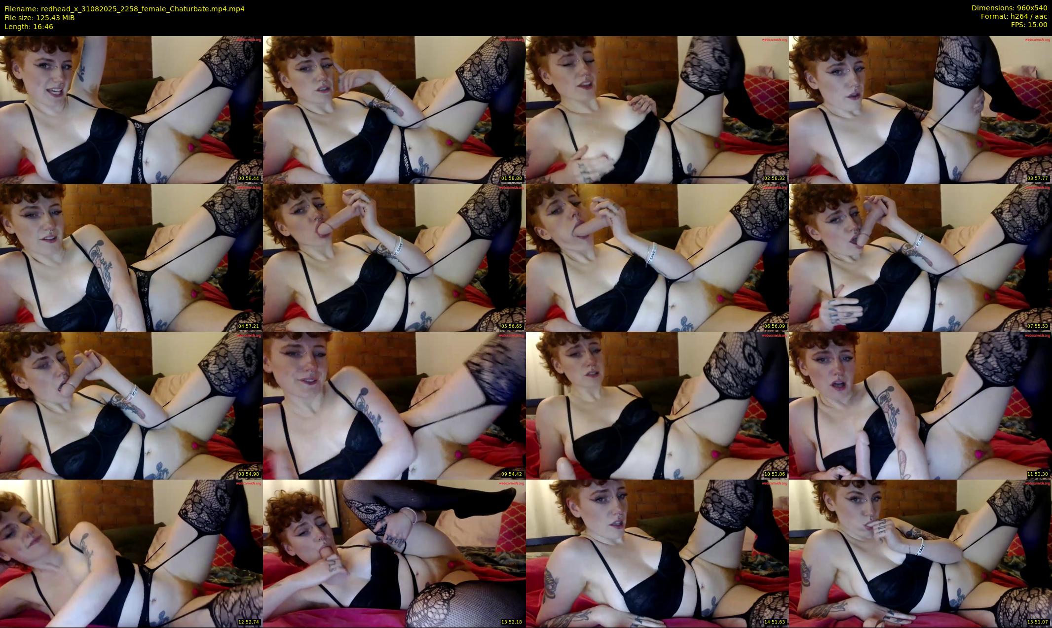 redhead_x — 17 minute Chaturbate female cam show recording, 480p, Aug 31, 2025