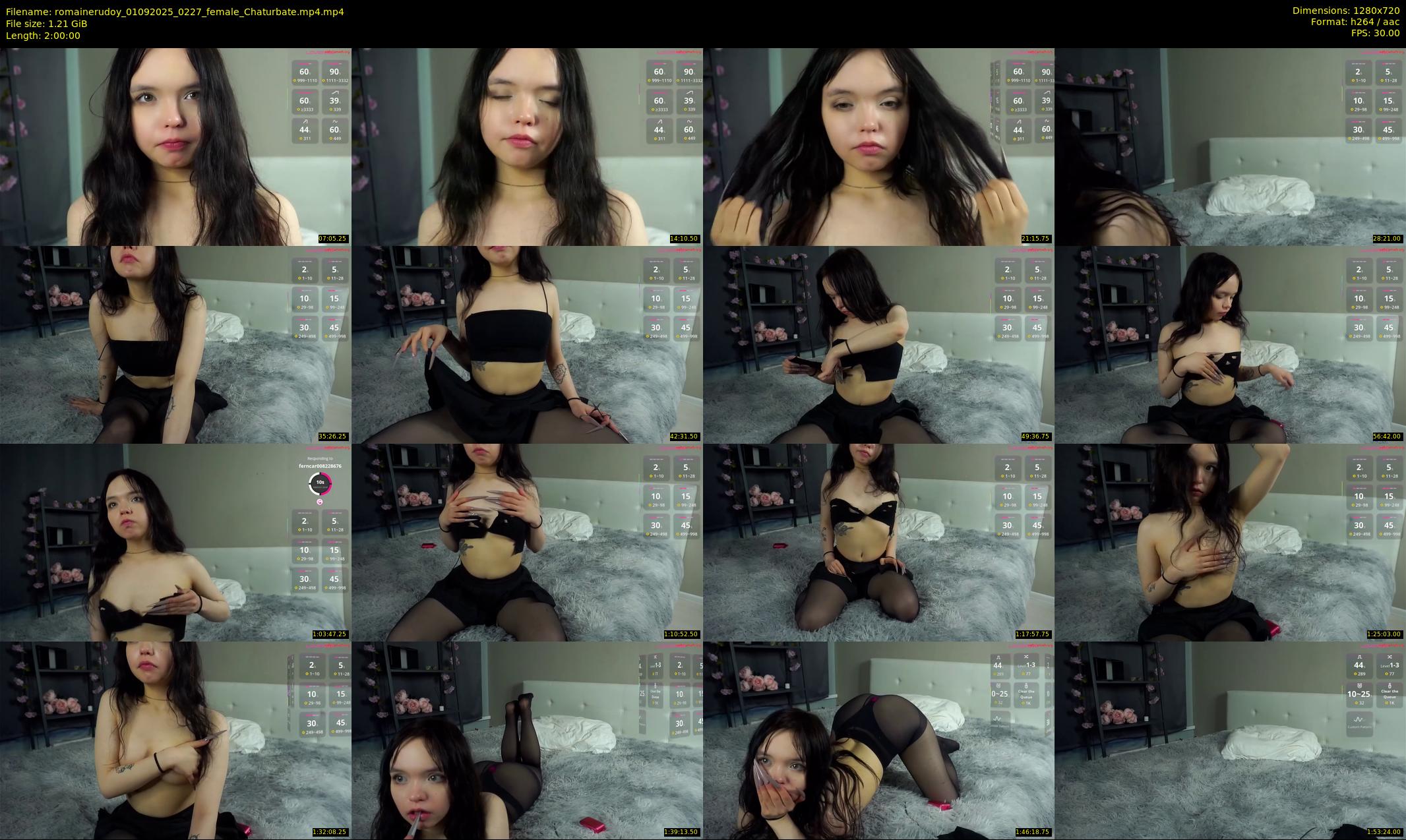 romainerudoy — 120 minute Chaturbate female cam show recording, 720p, Sep 1, 2025