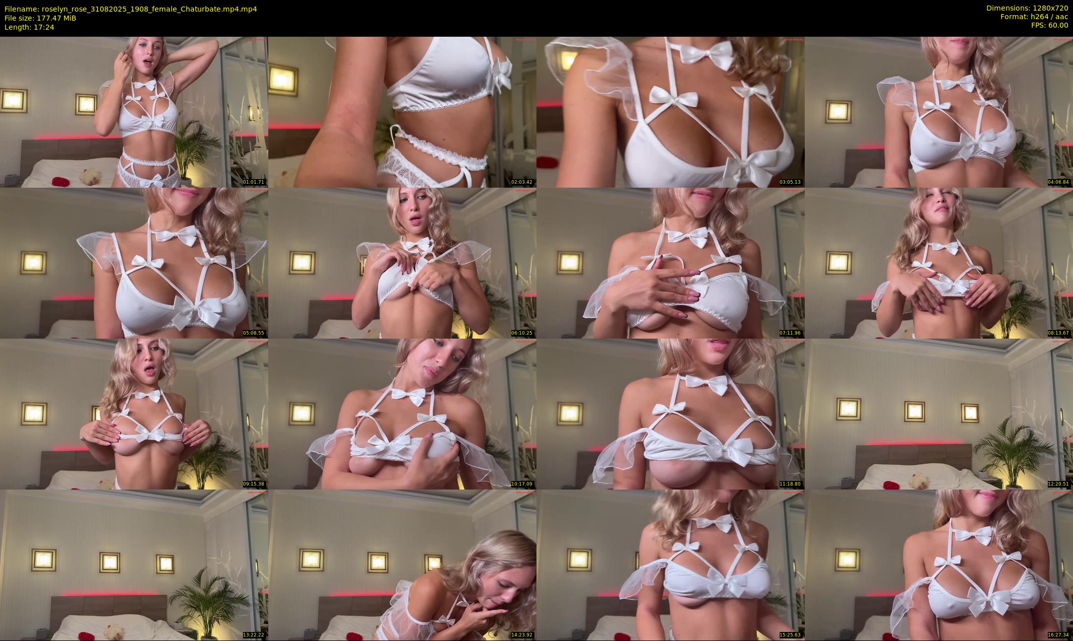 roselyn_rose — 18 minute Chaturbate female cam show recording, 720p, Aug 31, 2025