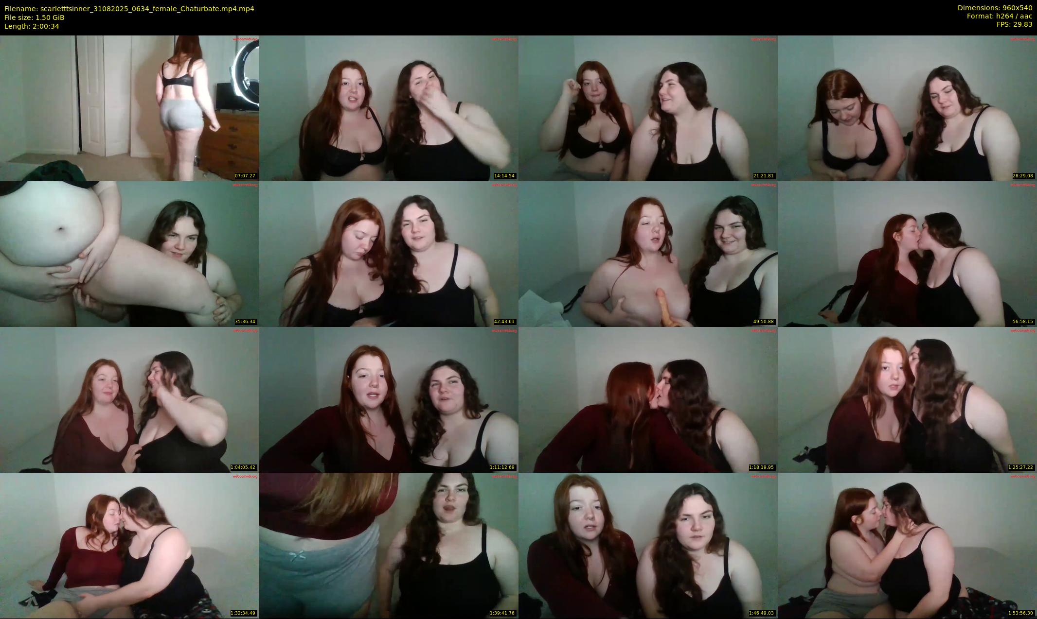 scarletttsinner — 121 minute Chaturbate female cam show recording, 480p, Aug 31, 2025