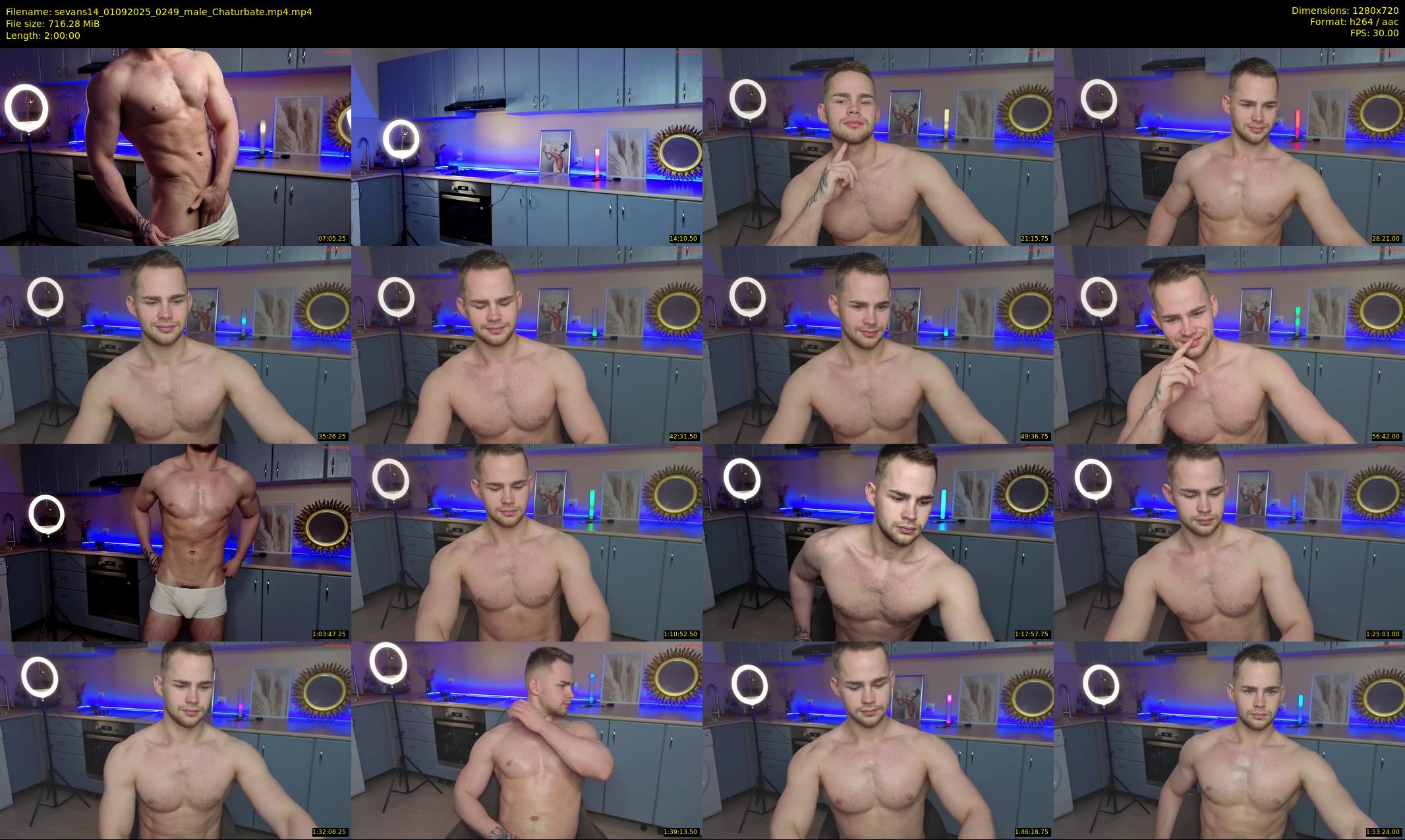 sevans14 — 120 minute Chaturbate male cam show recording, 720p, Sep 1, 2025