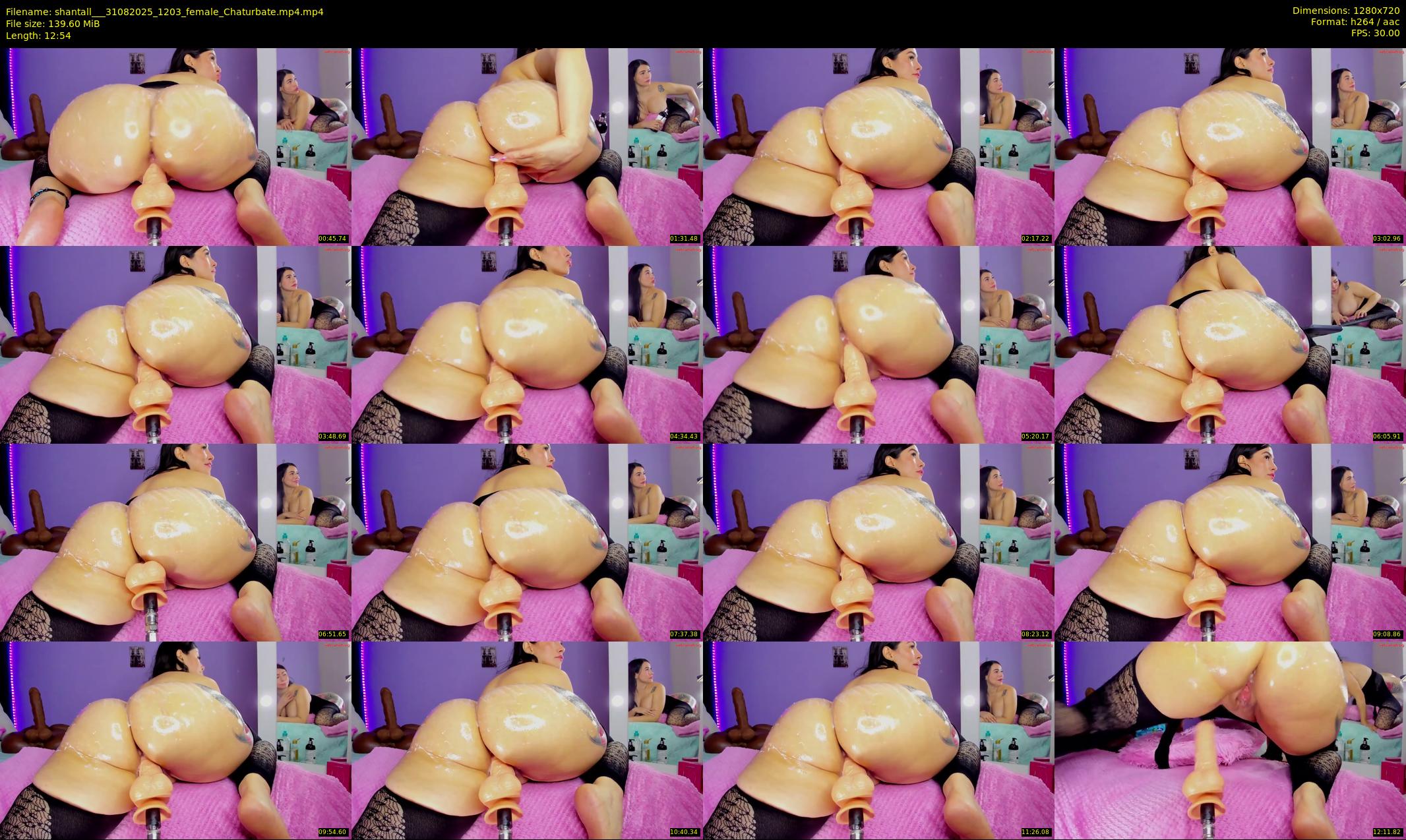 shantall__ — 13 minute Chaturbate female cam show recording, 720p, Aug 31, 2025