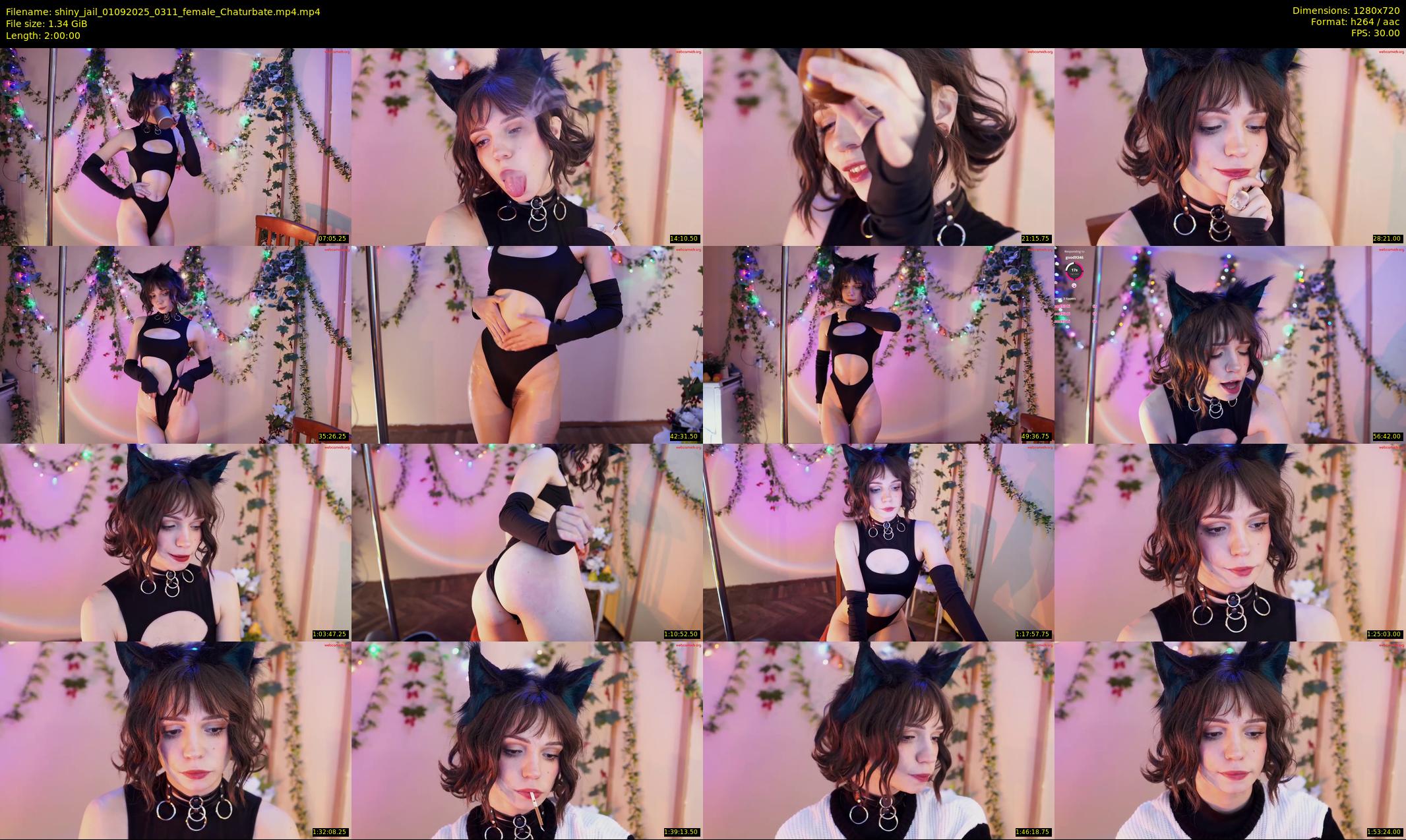 shiny_jail — 120 minute Chaturbate female cam show recording, 720p, Sep 1, 2025