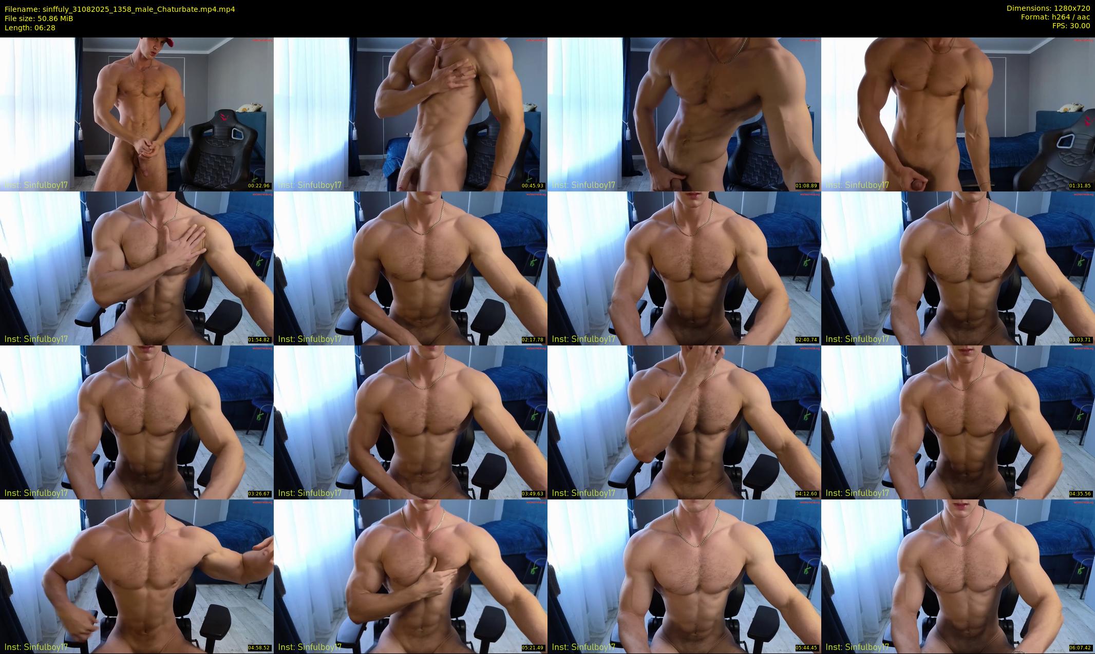 sinffuly — 7 minute Chaturbate male cam show recording, 720p, Aug 31, 2025