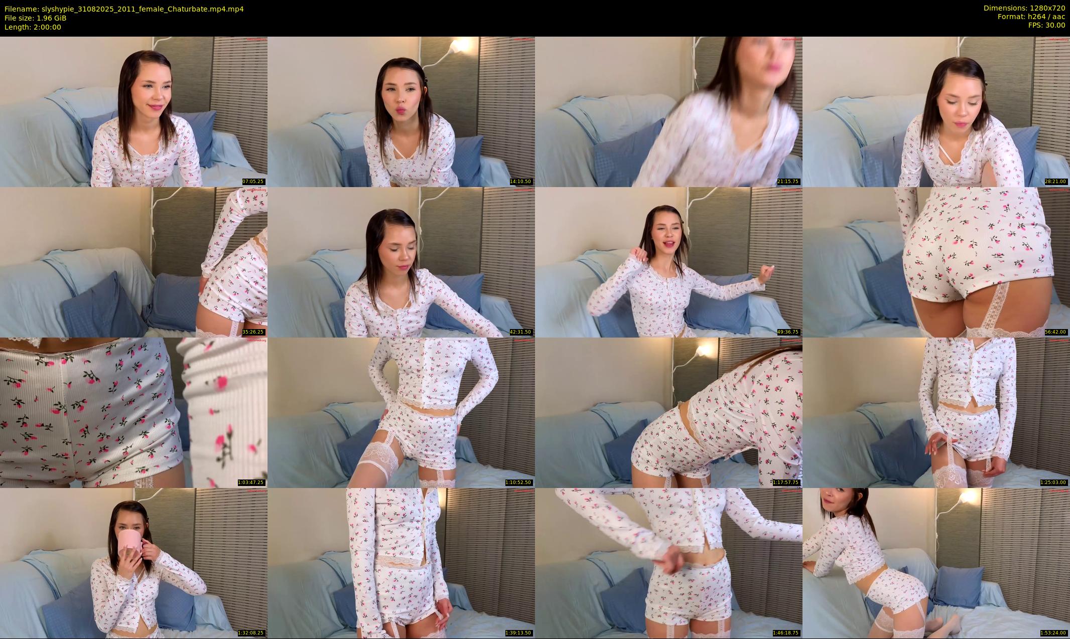 slyshypie — 120 minute Chaturbate female cam show recording, 720p, Aug 31, 2025