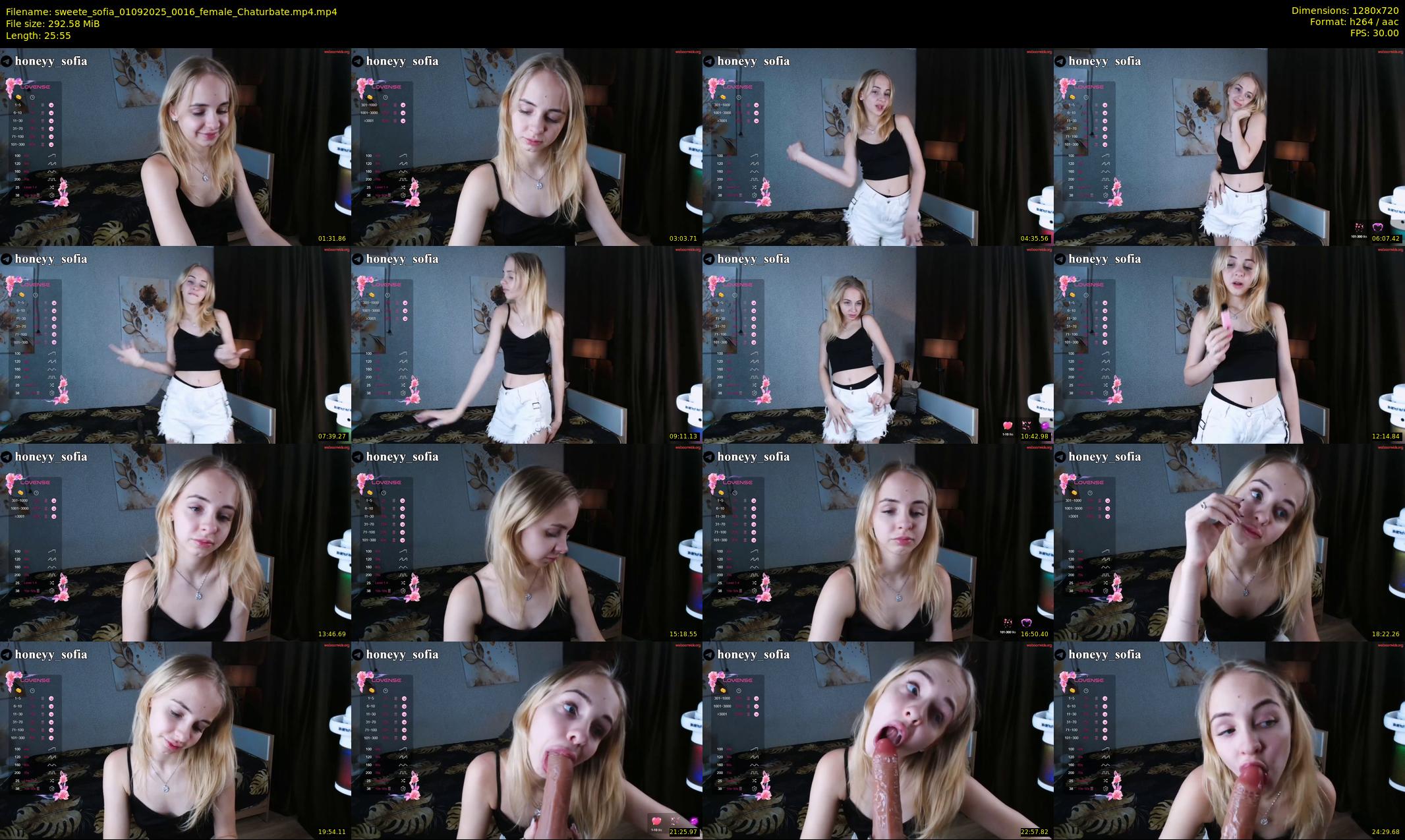 sweete_sofia — 26 minute Chaturbate female cam show recording, 720p, Sep 1, 2025
