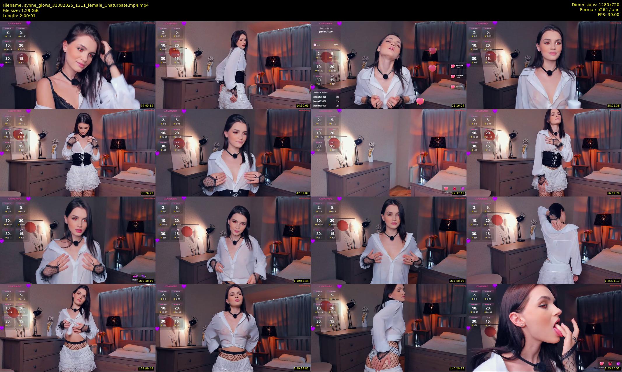 synne_glows — 121 minute Chaturbate female cam show recording, 720p, Aug 31, 2025