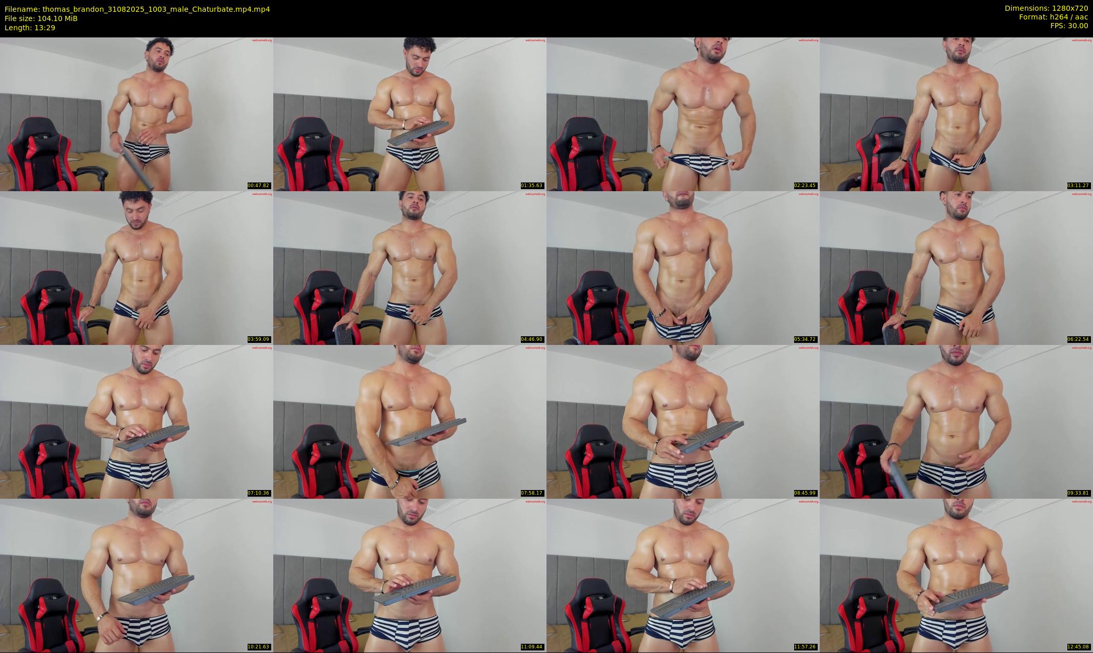 thomas_brandon — 14 minute Chaturbate male cam show recording, 720p, Aug 31, 2025