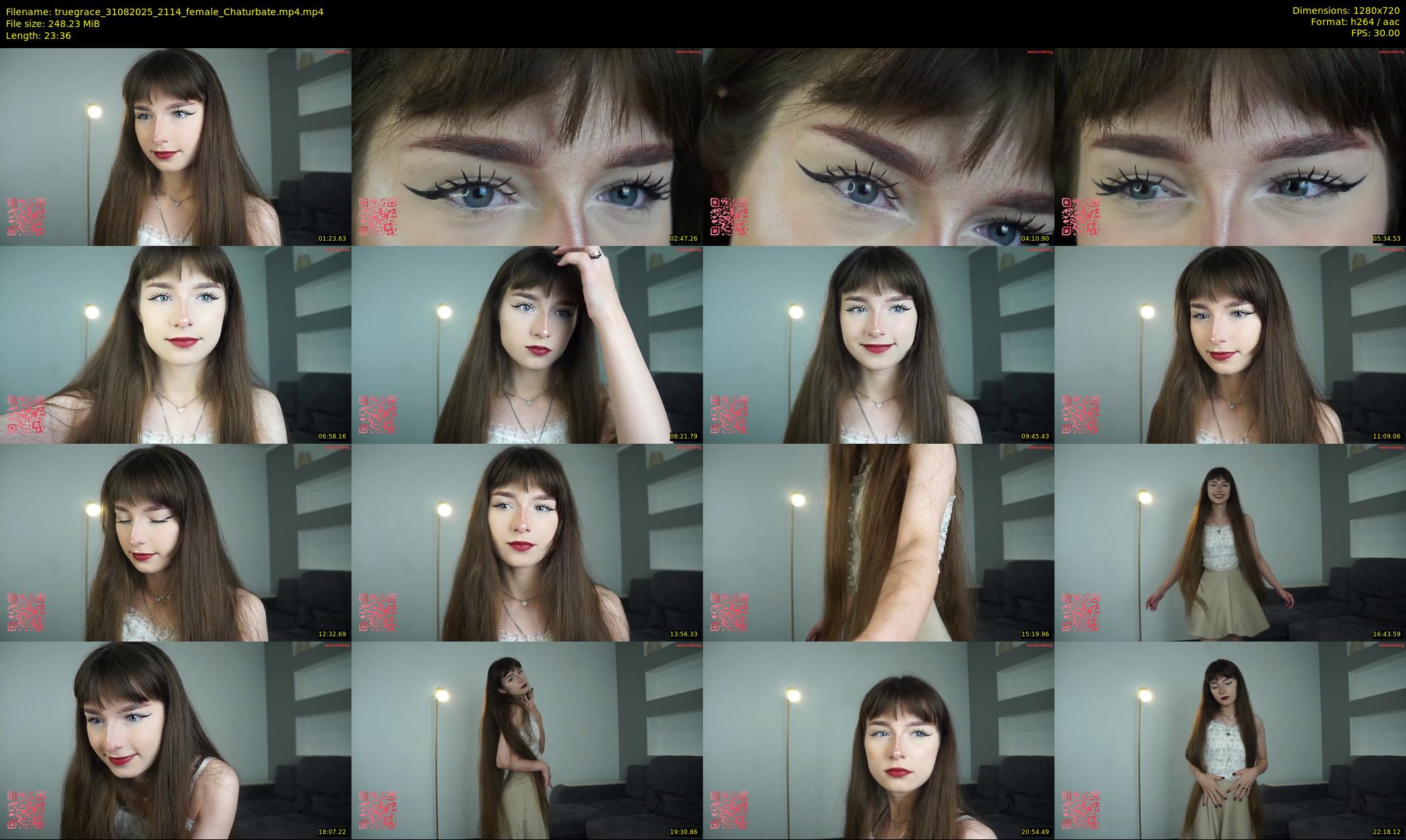 truegrace — 24 minute Chaturbate female cam show recording, 720p, Aug 31, 2025