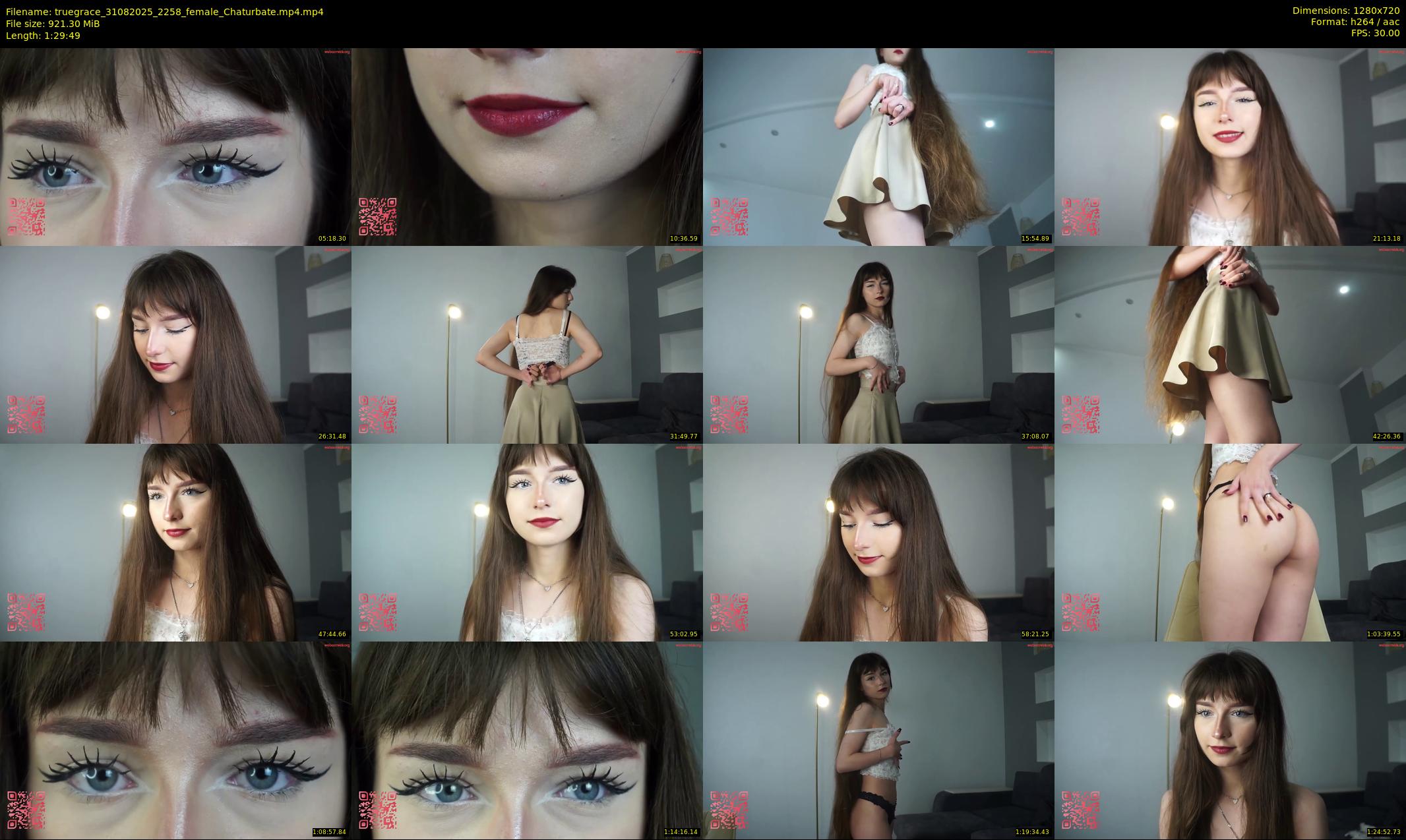 truegrace — 90 minute Chaturbate female cam show recording, 720p, Aug 31, 2025