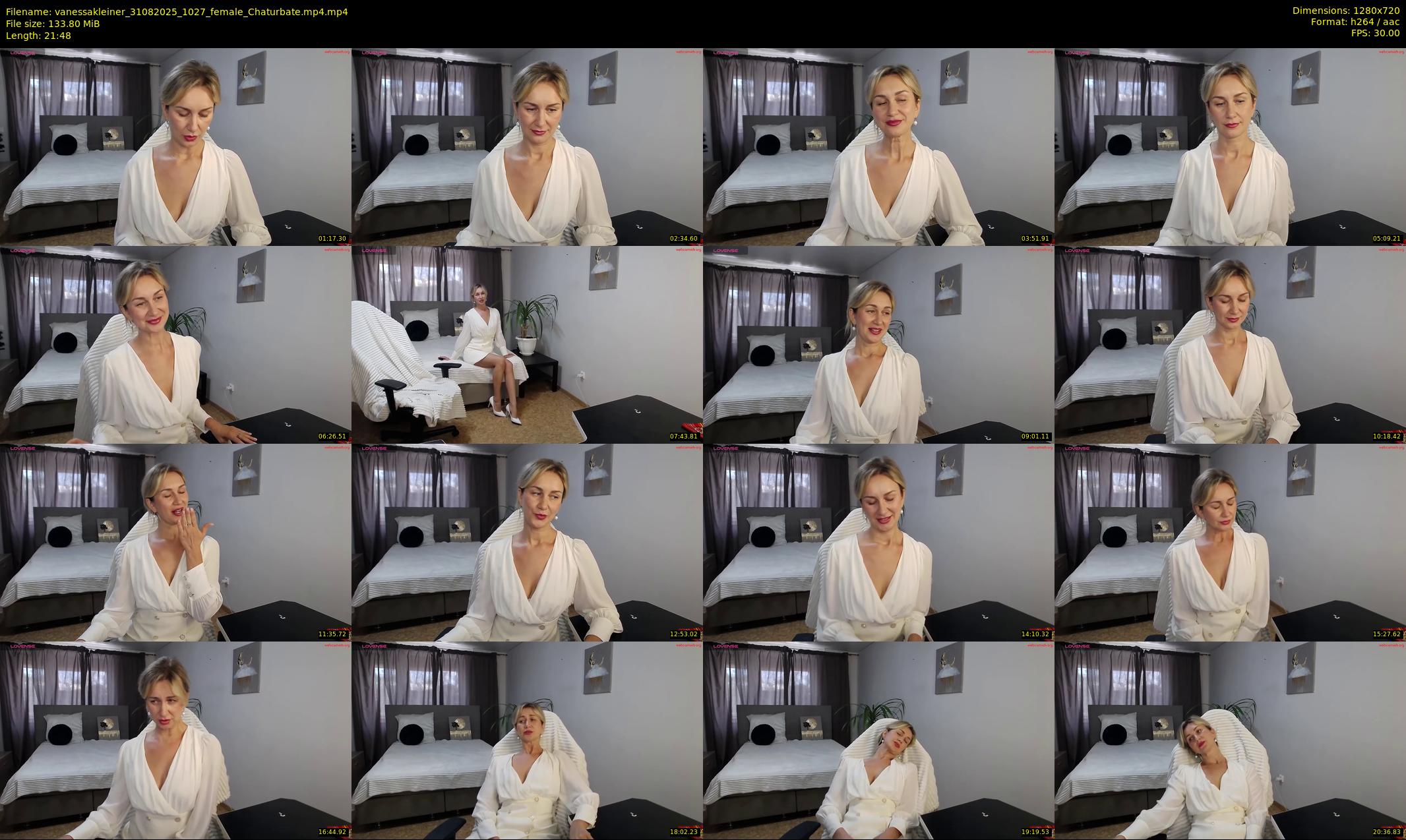 vanessakleiner — 22 minute Chaturbate female cam show recording, 720p, Aug 31, 2025