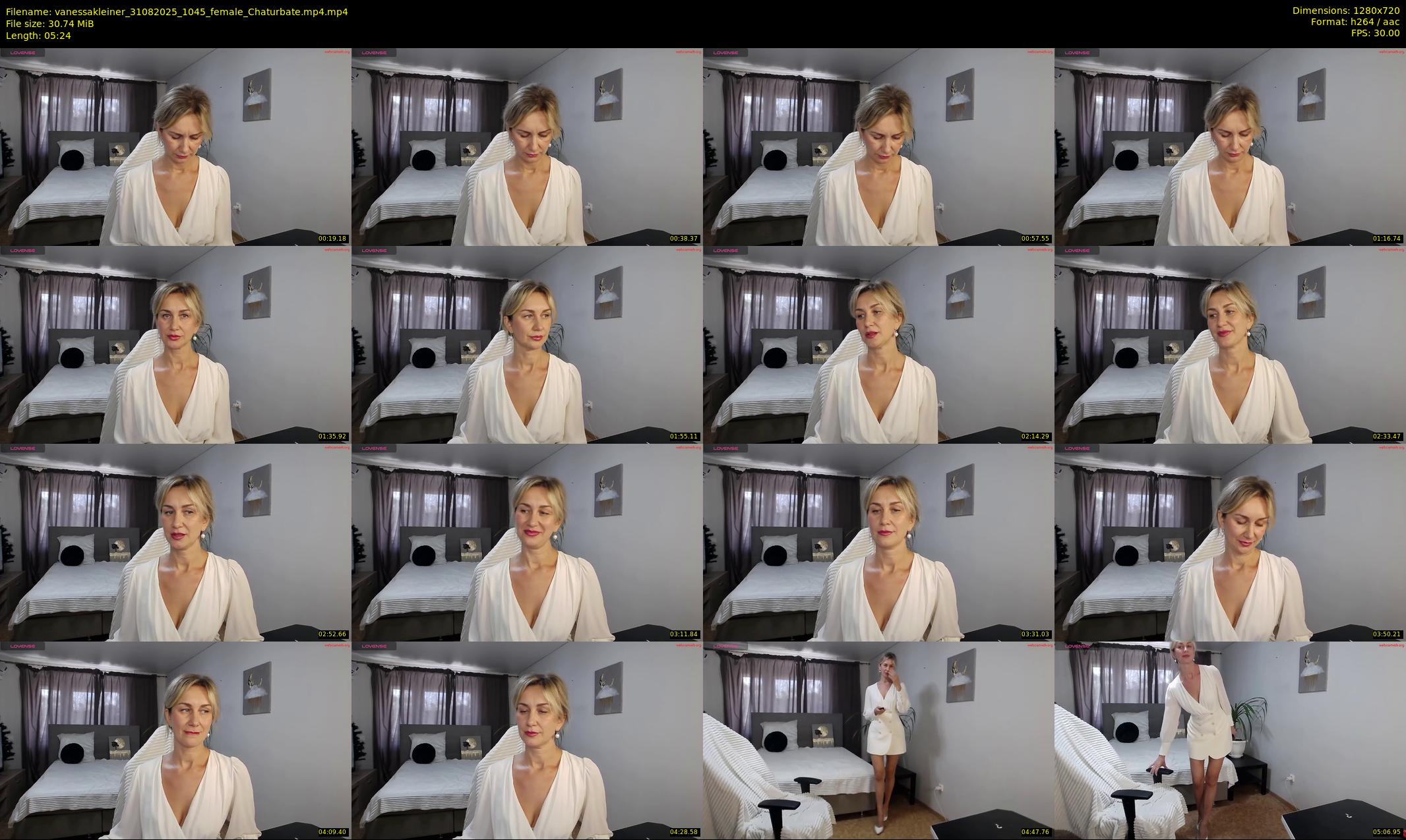 vanessakleiner — 6 minute Chaturbate female cam show recording, 720p, Aug 31, 2025