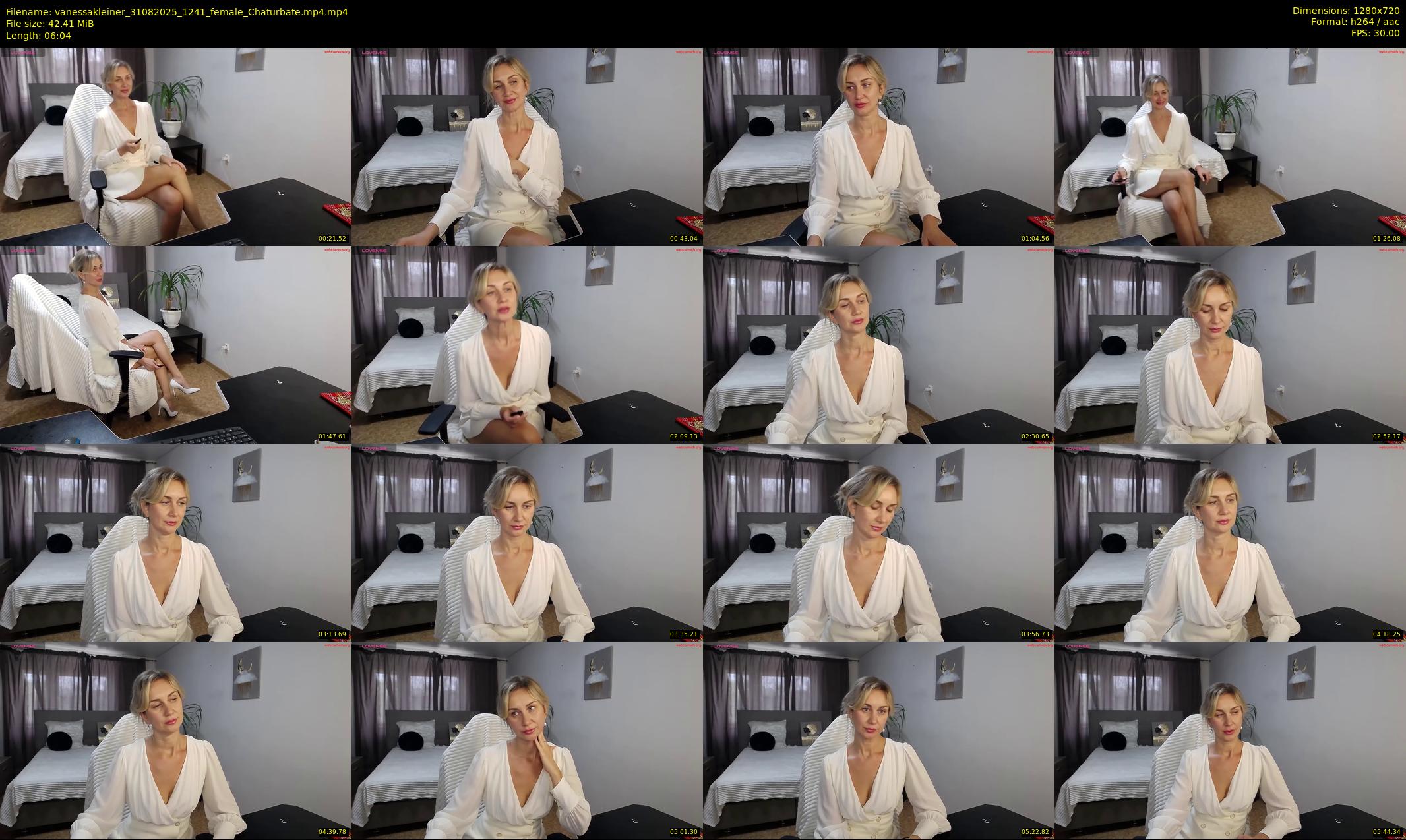 vanessakleiner — 7 minute Chaturbate female cam show recording, 720p, Aug 31, 2025