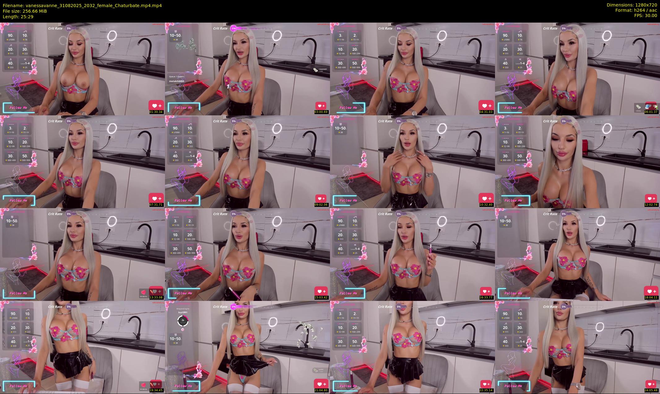vanessavanne — 26 minute Chaturbate female cam show recording, 720p, Aug 31, 2025