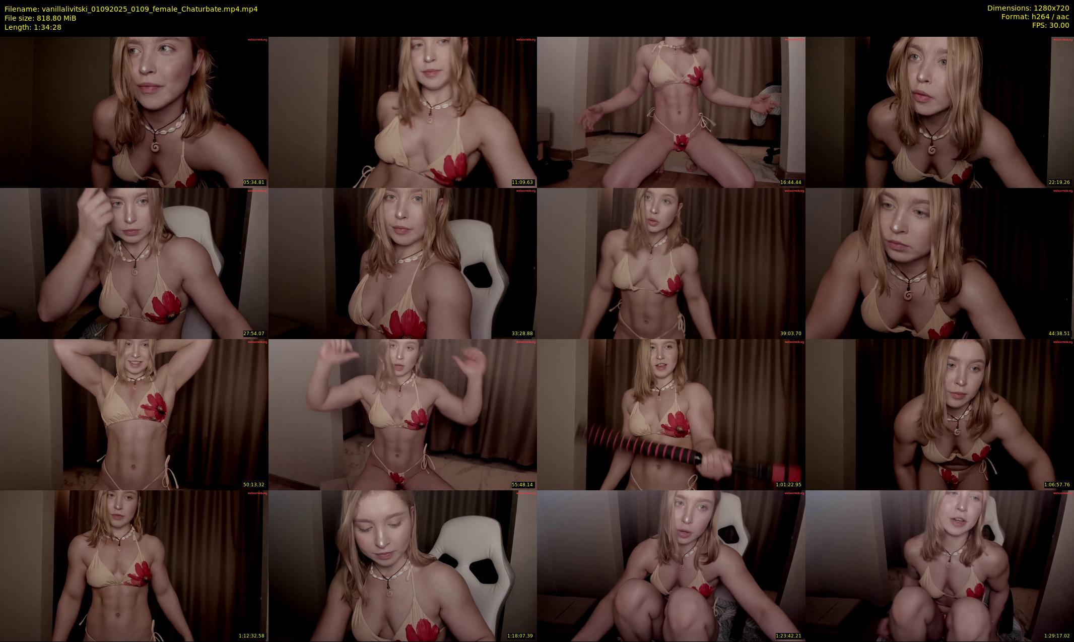 vanillalivitski — 95 minute Chaturbate female cam show recording, 720p, Sep 1, 2025