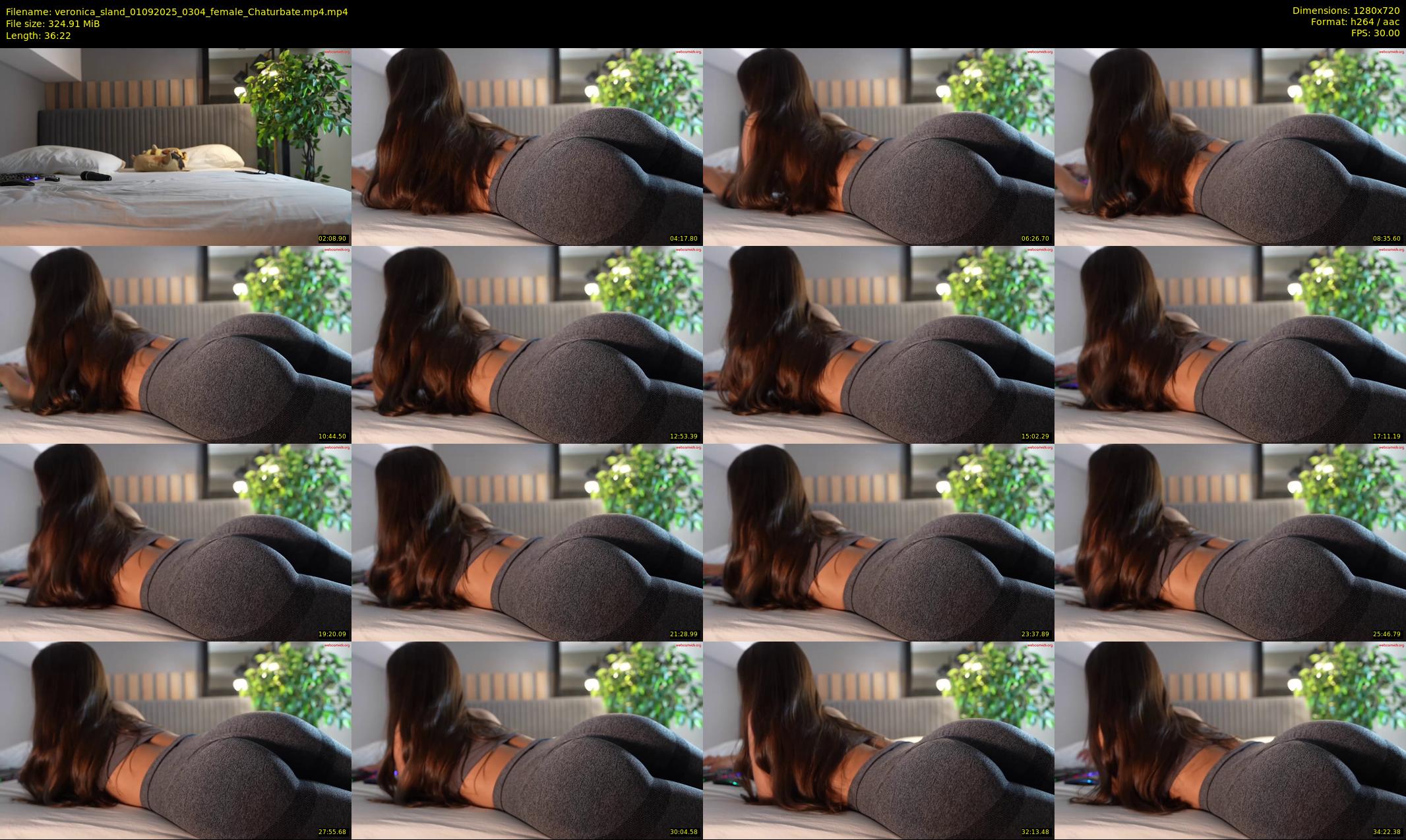 veronica_sland — 37 minute Chaturbate female cam show recording, 720p, Sep 1, 2025