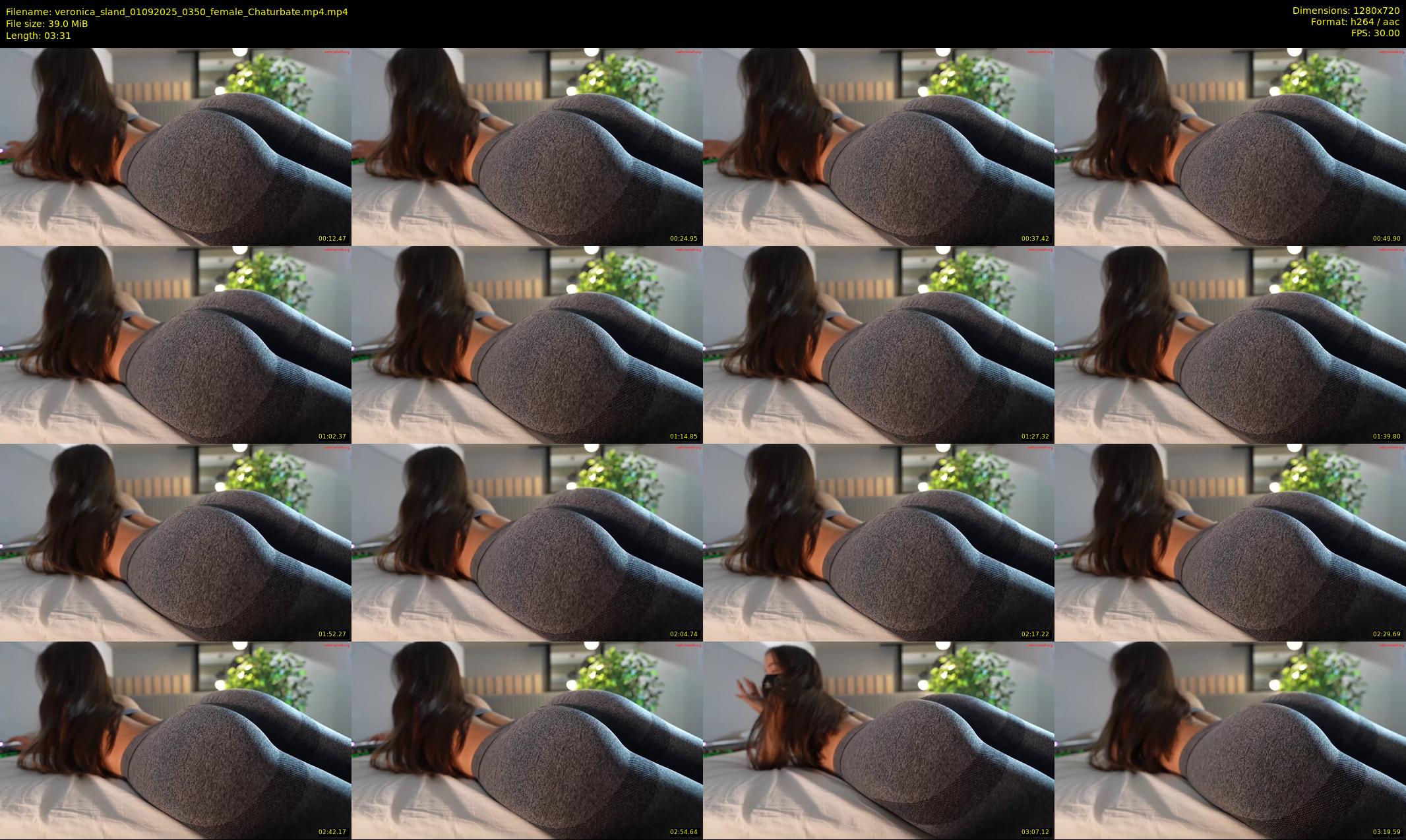 veronica_sland — 4 minute Chaturbate female cam show recording, 720p, Sep 1, 2025