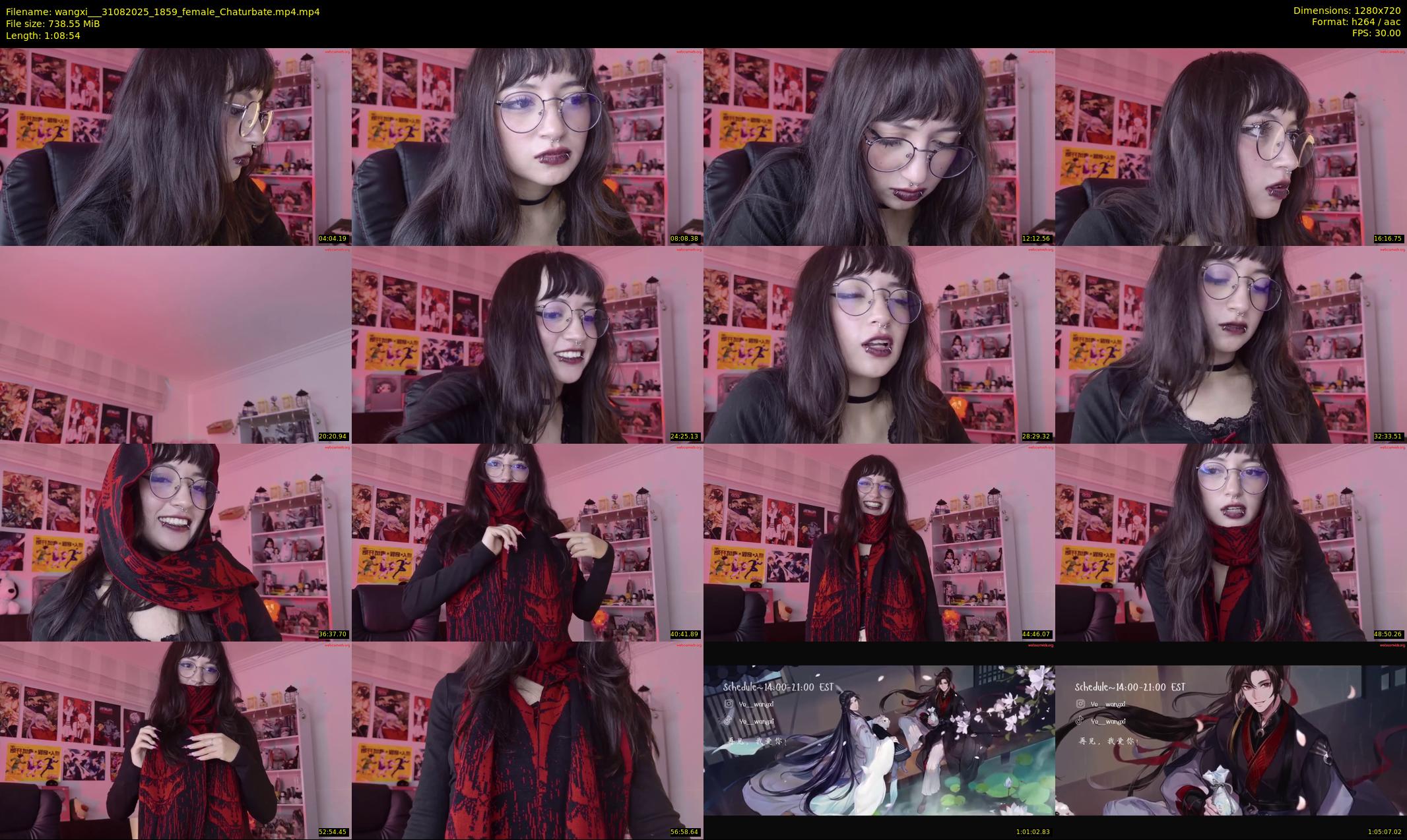 wangxi__ — 69 minute Chaturbate female cam show recording, 720p, Aug 31, 2025