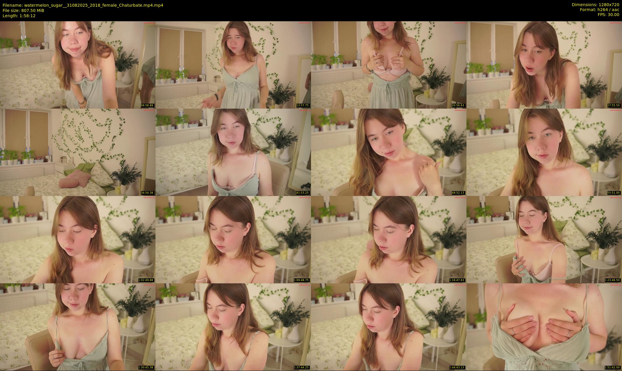 watermelon_sugar_ — 119 minute Chaturbate female cam show recording, 720p, Aug 31, 2025