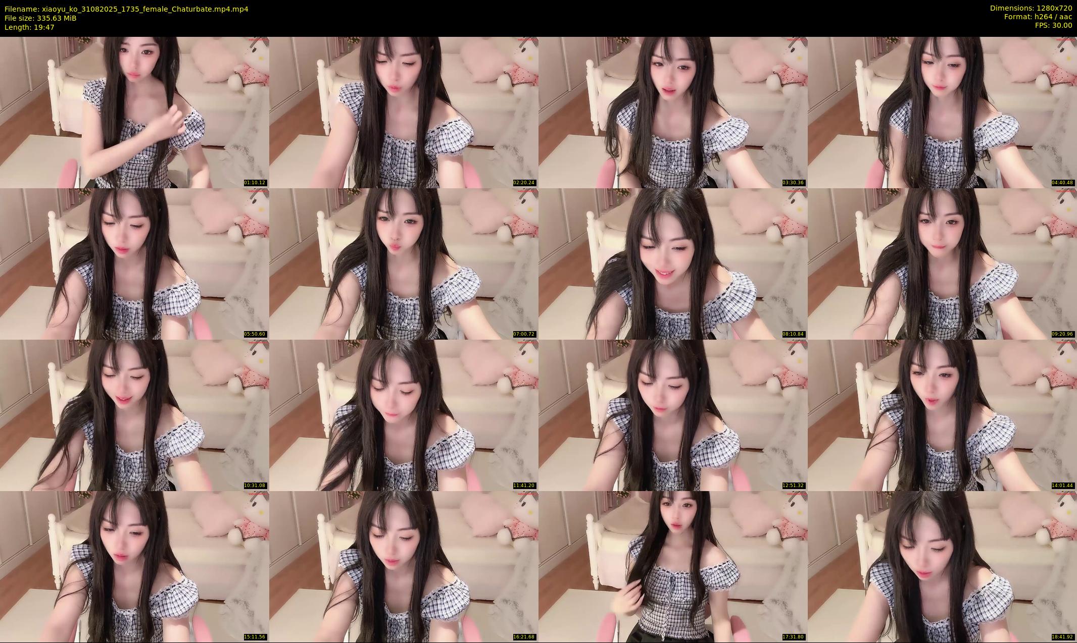 xiaoyu_ko — 20 minute Chaturbate female cam show recording, 720p, Aug 31, 2025