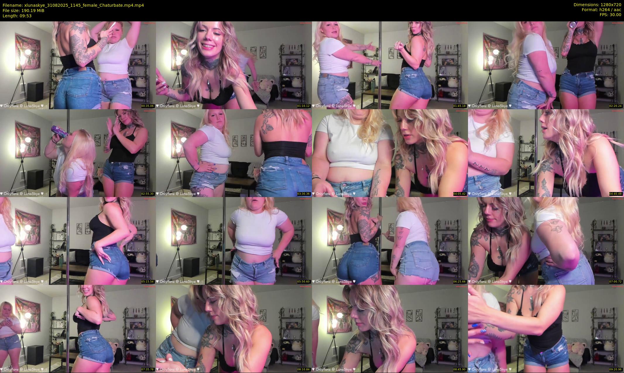 xlunaskye — 10 minute Chaturbate female cam show recording, 720p, Aug 31, 2025