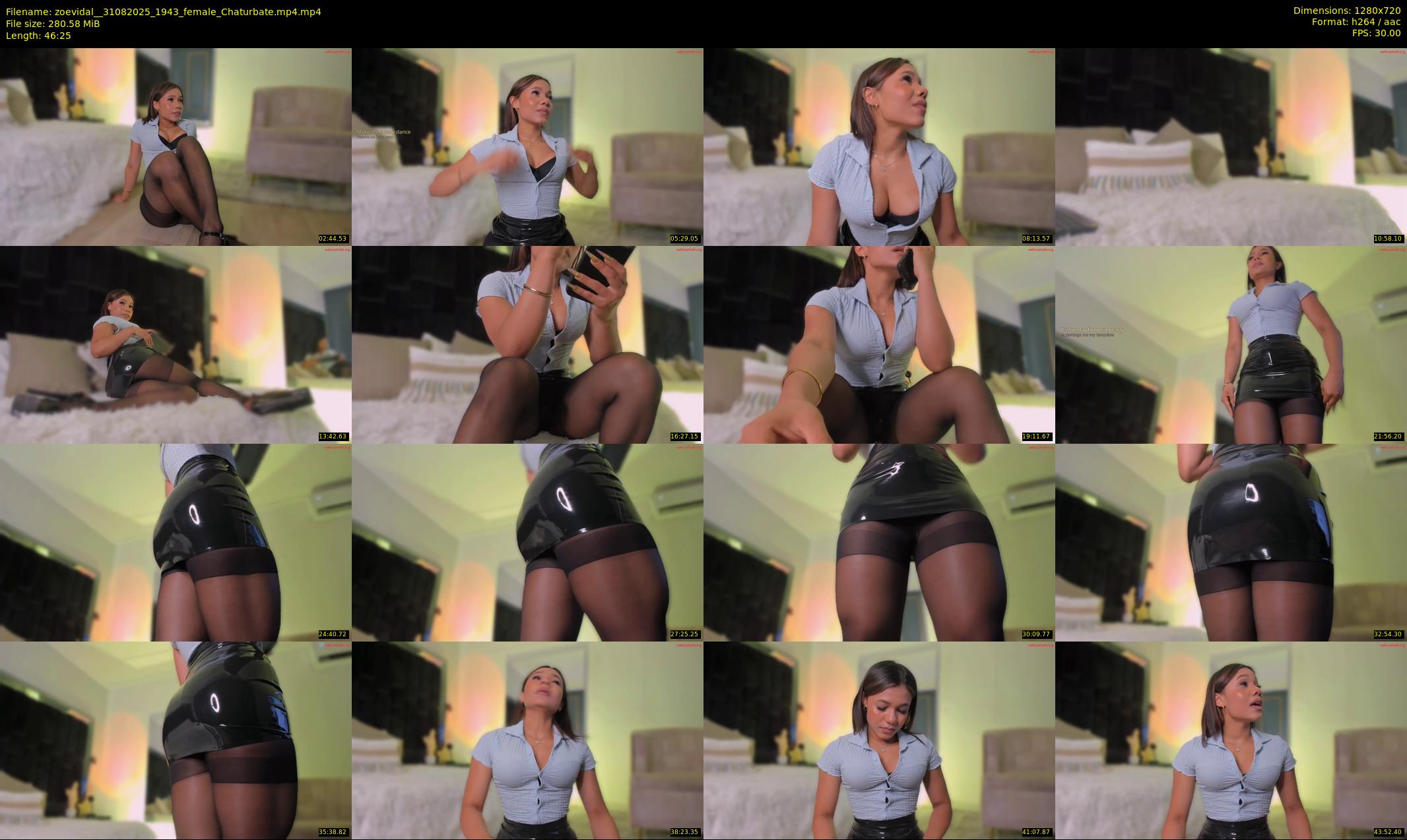 zoevidal_ — 47 minute Chaturbate female cam show recording, 720p, Aug 31, 2025