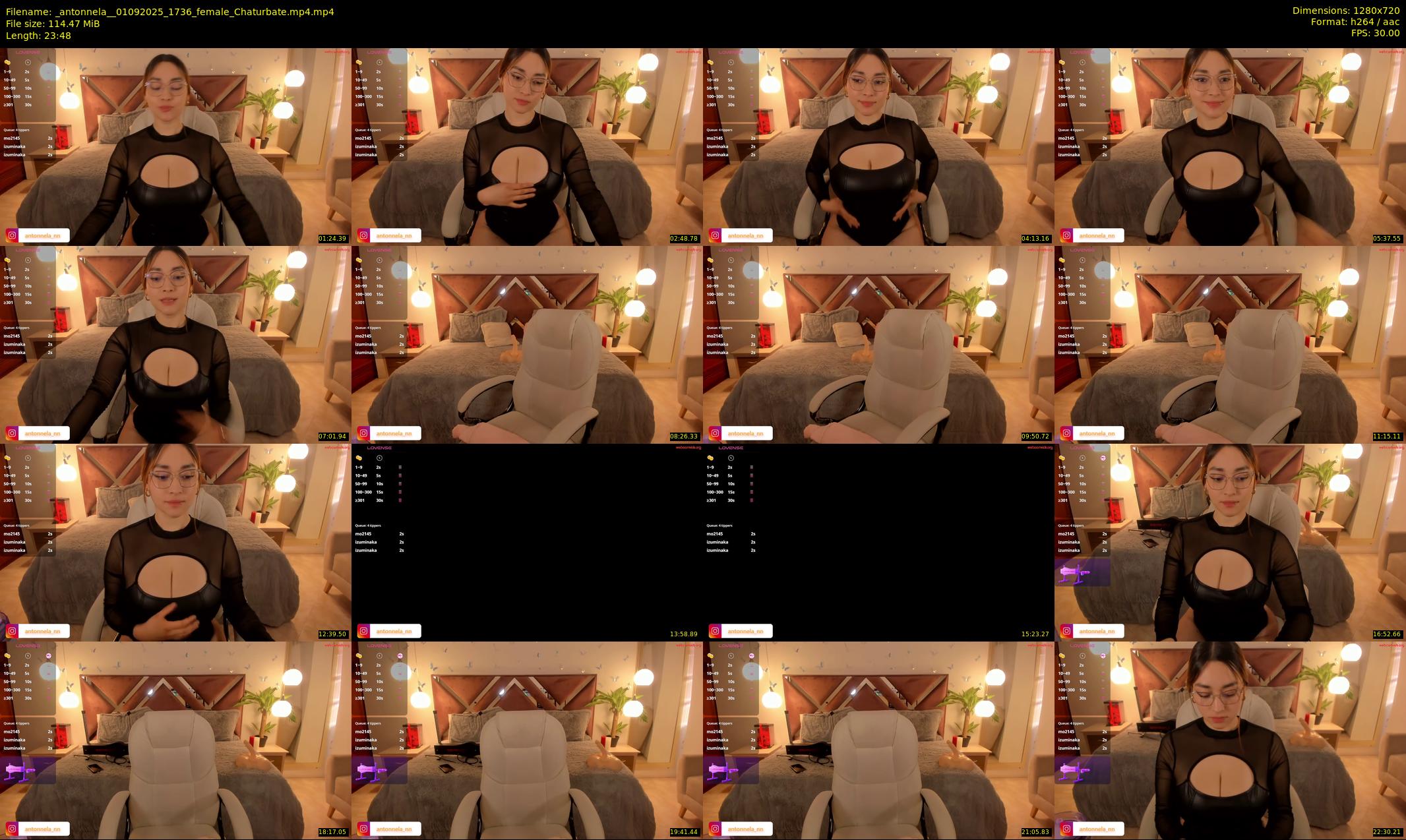 _antonnela_ — 24 minute Chaturbate female cam show recording, 720p, Sep 1, 2025