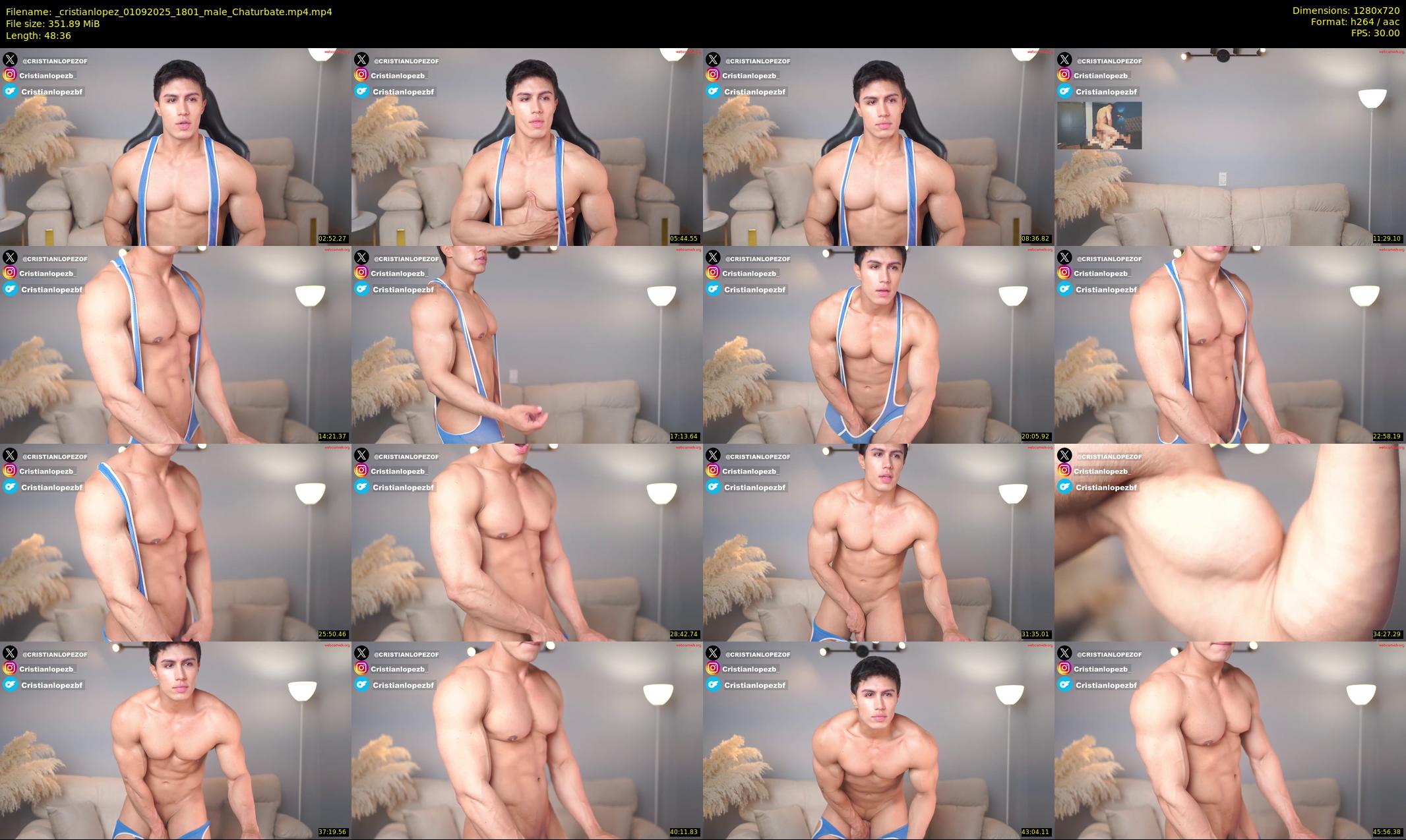 _cristianlopez — 49 minute Chaturbate male cam show recording, 720p, Sep 1, 2025