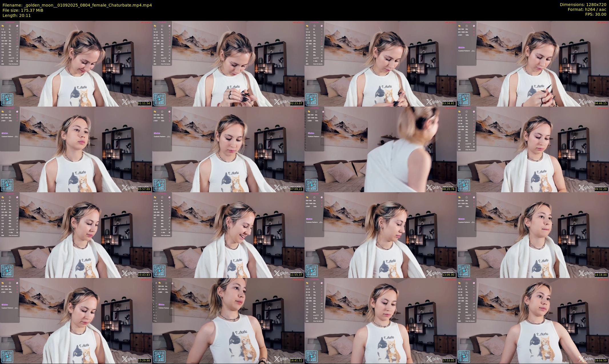 _golden_moon_ — 21 minute Chaturbate female cam show recording, 720p, Sep 1, 2025