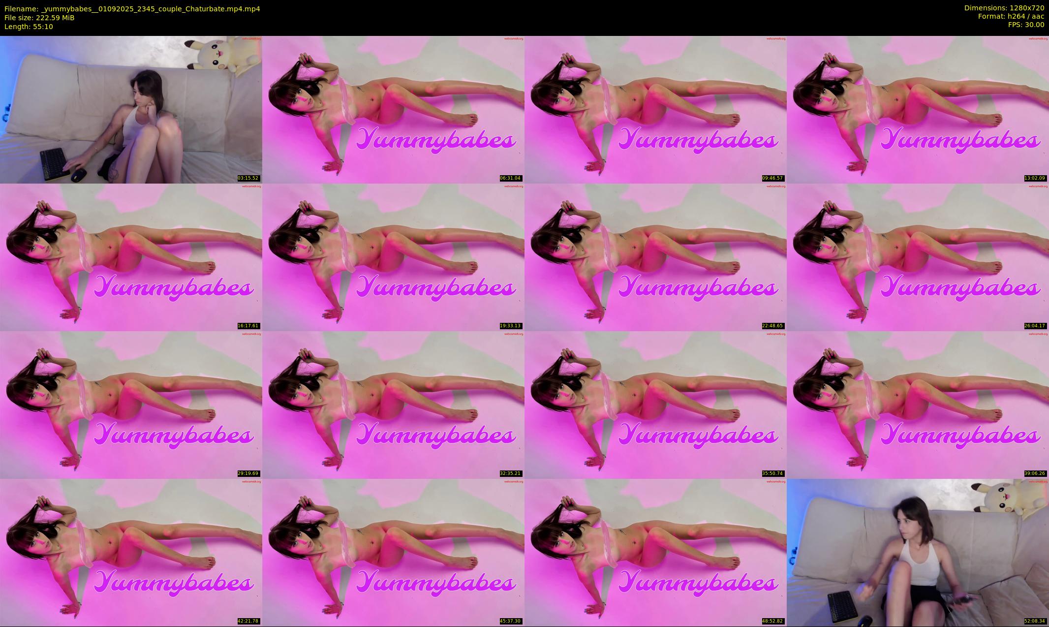 _yummybabes_ — 56 minute Chaturbate couple cam show recording, 720p, Sep 1, 2025