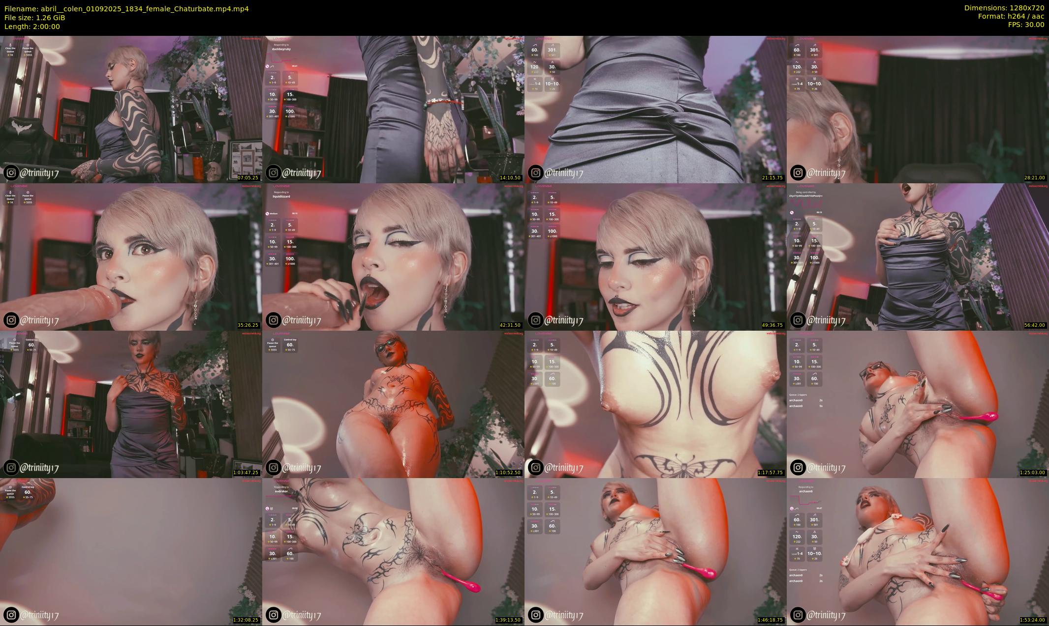 abril__colen — 120 minute Chaturbate female cam show recording, 720p, Sep 1, 2025