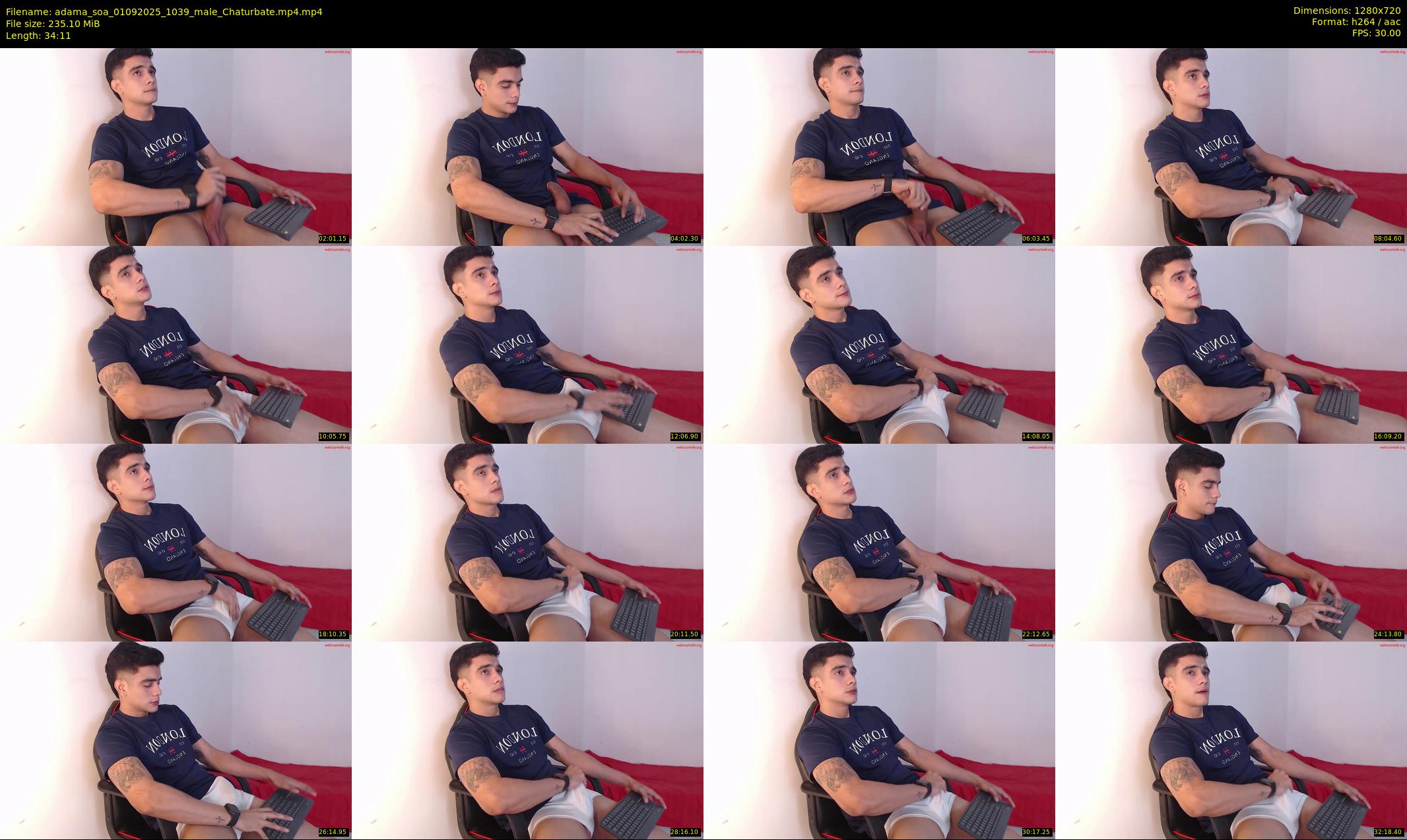 adama_soa — 35 minute Chaturbate male cam show recording, 720p, Sep 1, 2025