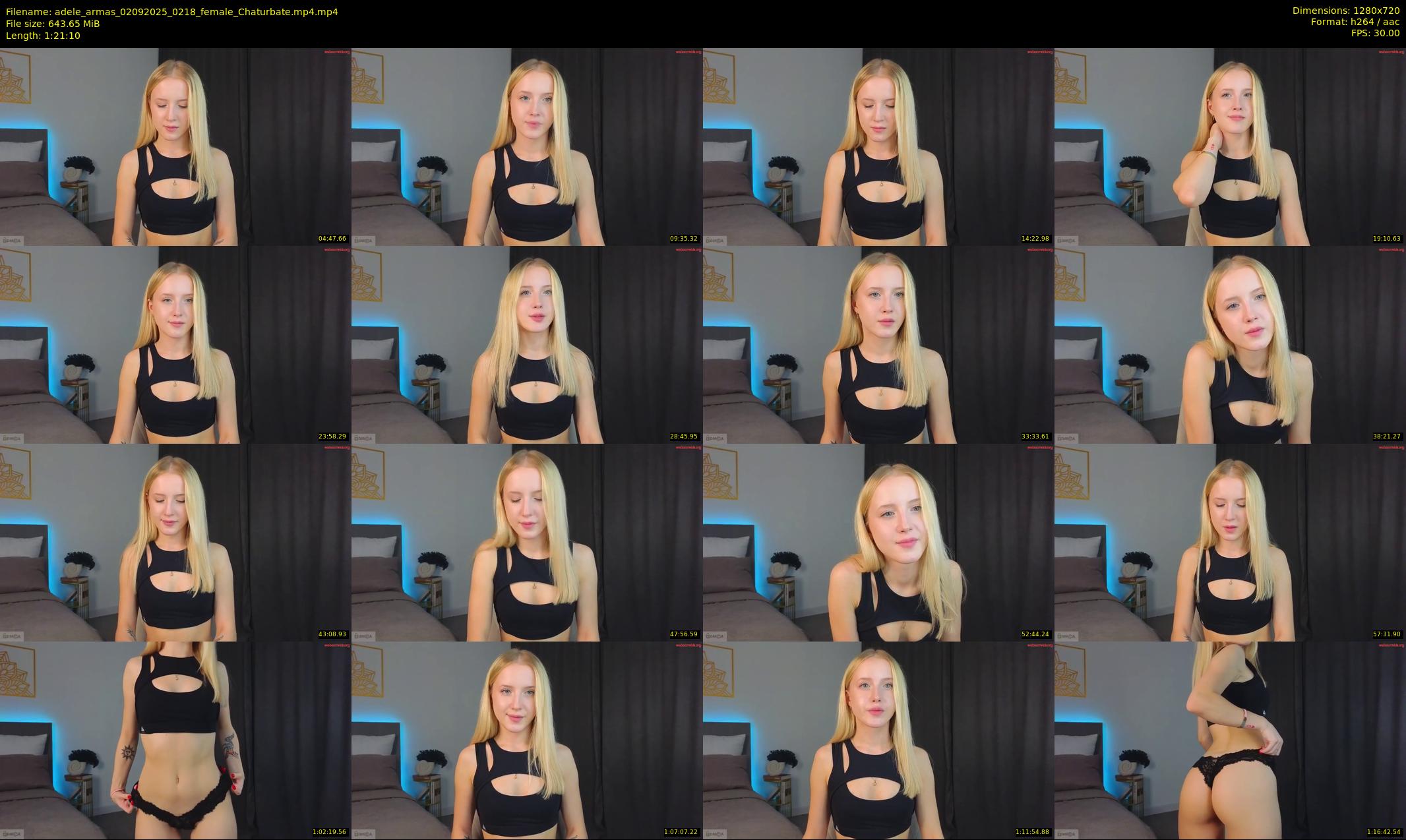 adele_armas — 82 minute Chaturbate female cam show recording, 720p, Sep 2, 2025