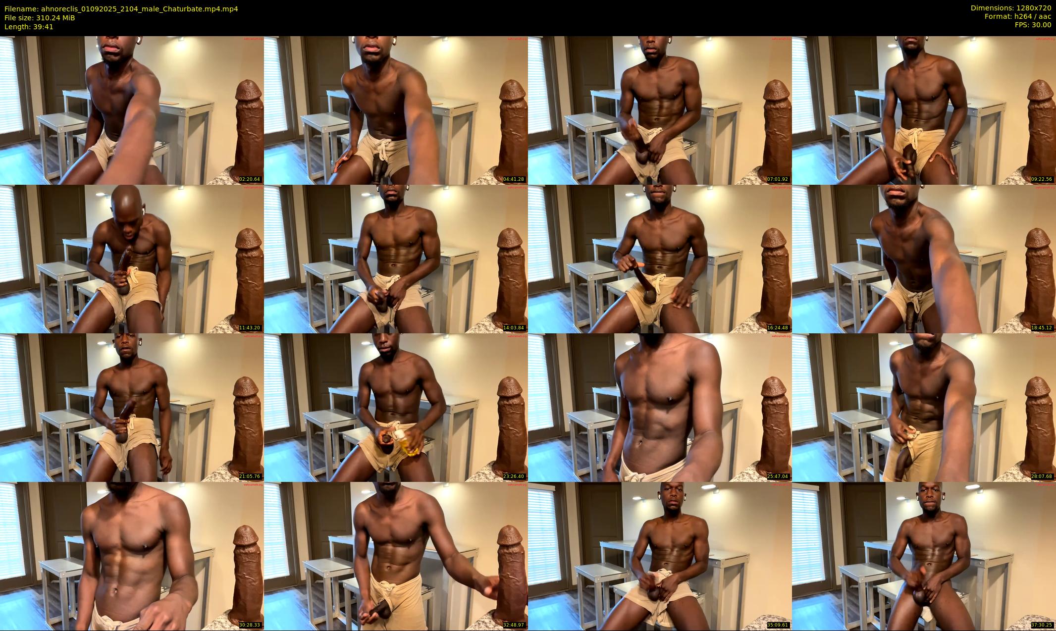 ahnoreclis — 40 minute Chaturbate male cam show recording, 720p, Sep 1, 2025