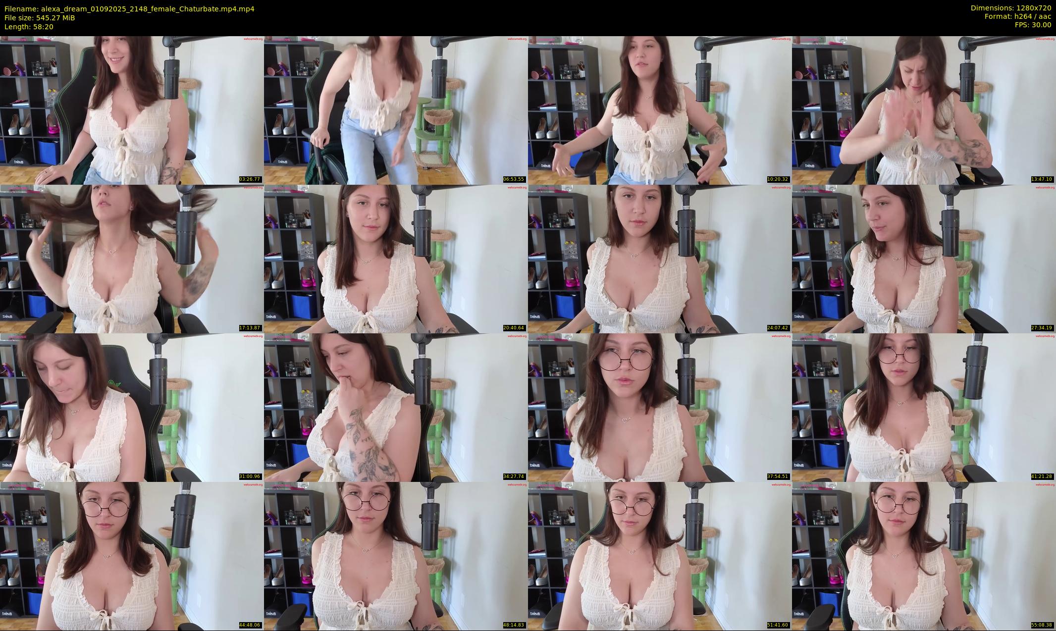 alexa_dream — 59 minute Chaturbate female cam show recording, 720p, Sep 1, 2025