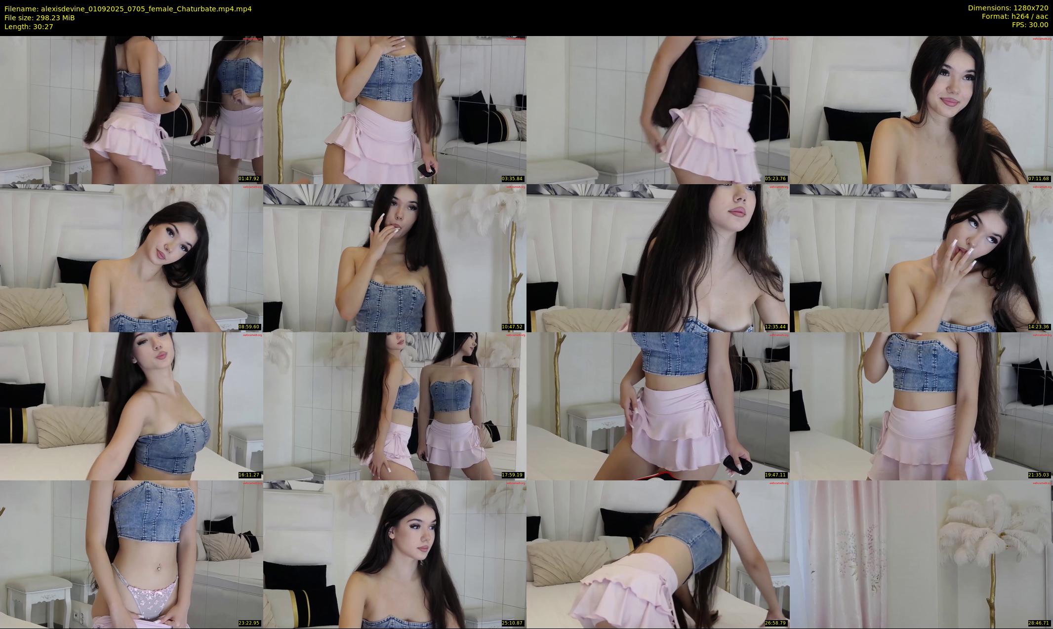 alexisdevine — 31 minute Chaturbate female cam show recording, 720p, Sep 1, 2025