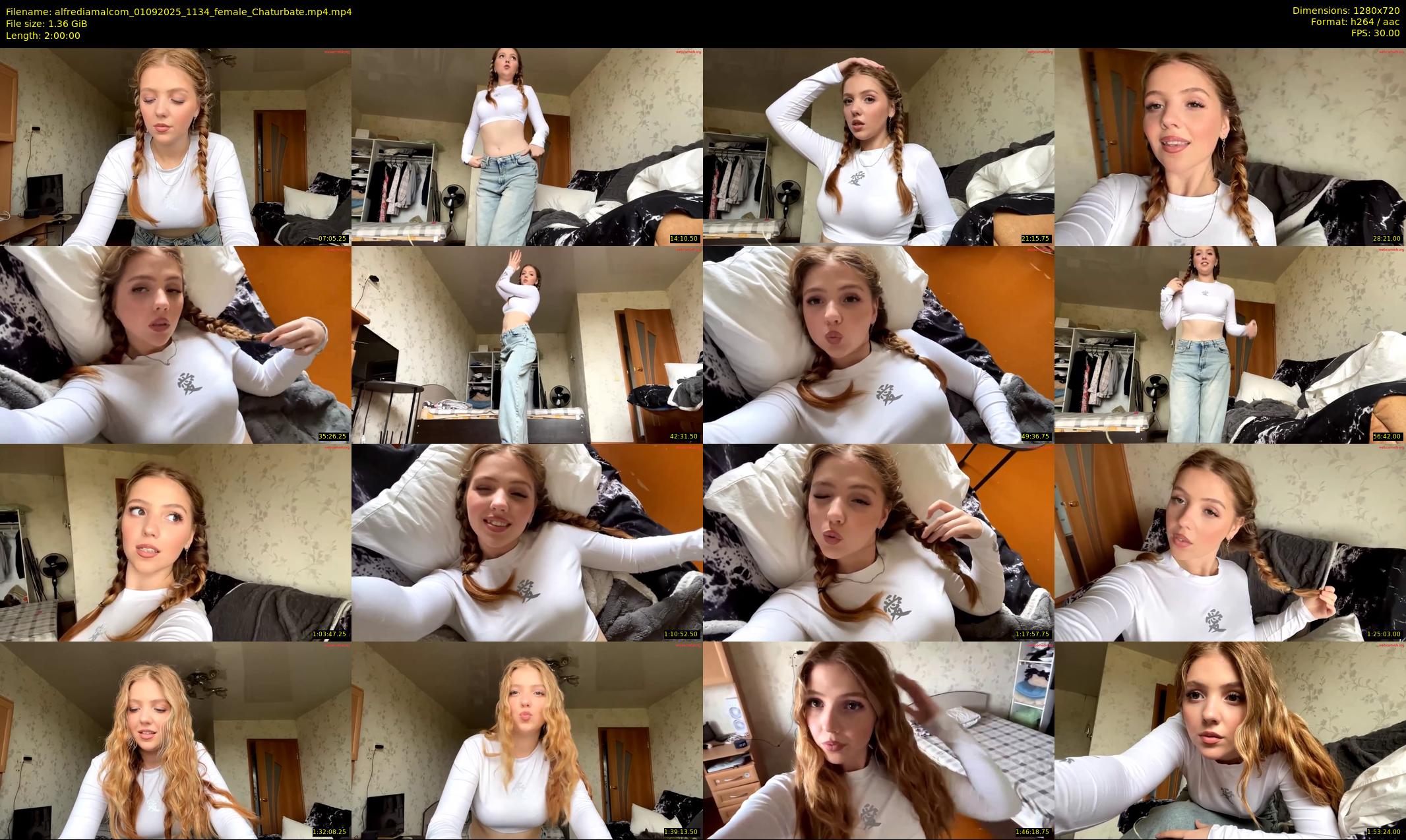 alfrediamalcom — 120 minute Chaturbate female cam show recording, 720p, Sep 1, 2025