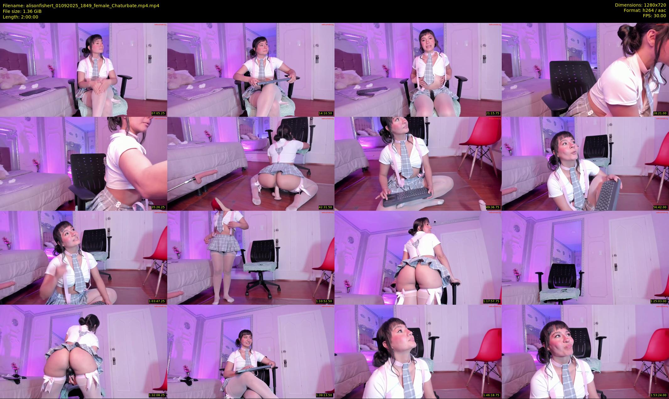 alisonfishert — 120 minute Chaturbate female cam show recording, 720p, Sep 1, 2025