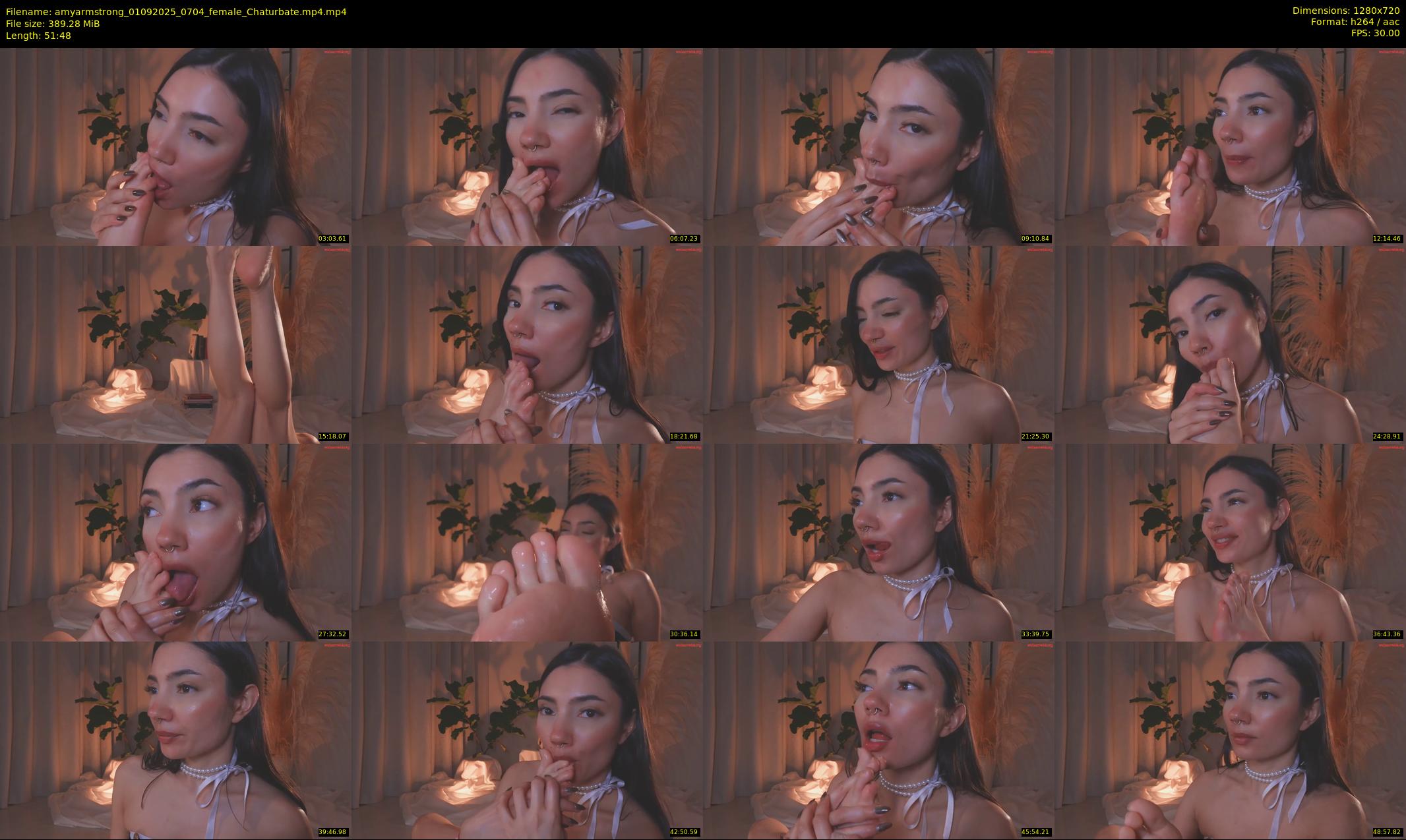 amyarmstrong — 52 minute Chaturbate female cam show recording, 720p, Sep 1, 2025